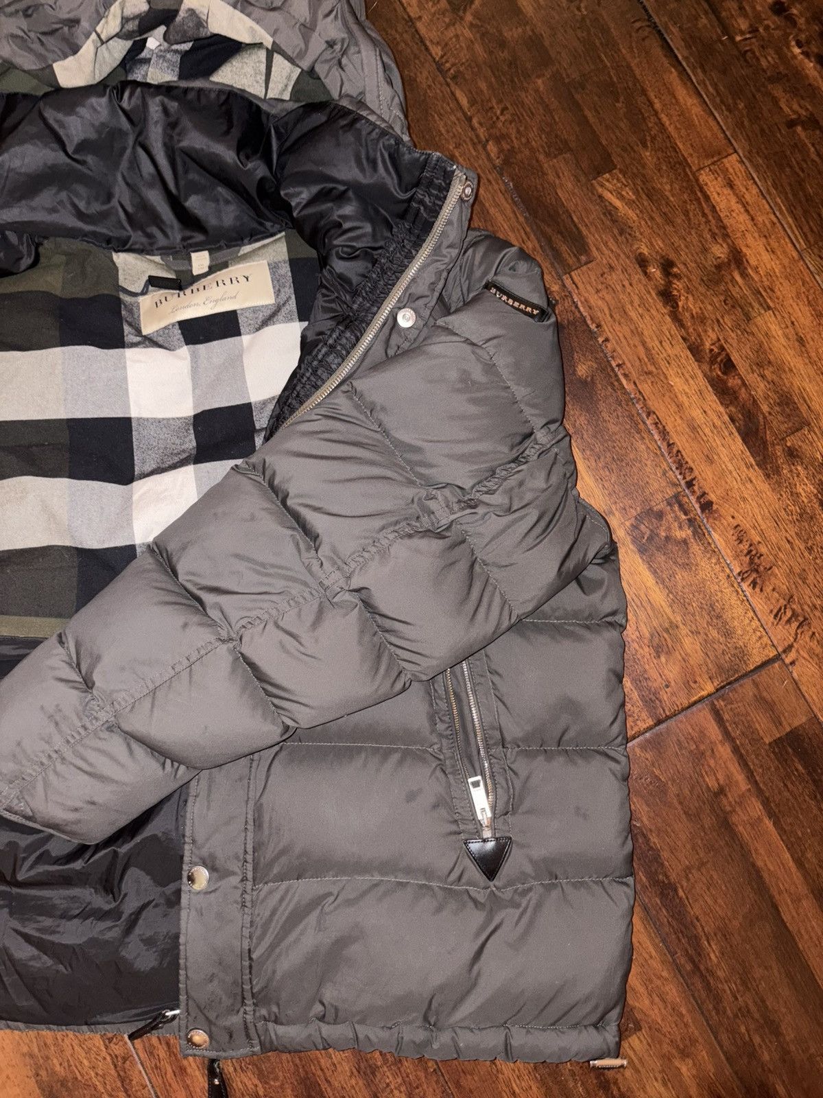 Dark Green Burberry Coat