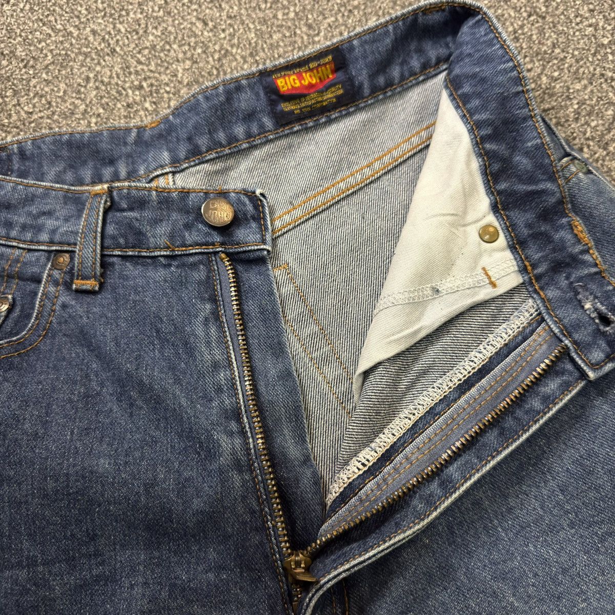 Japanese Brand 🔥🇯🇵 Vintage 90s Baggy Big John Y2K Style Denim Size US 32 / EU 48 - 14 Thumbnail