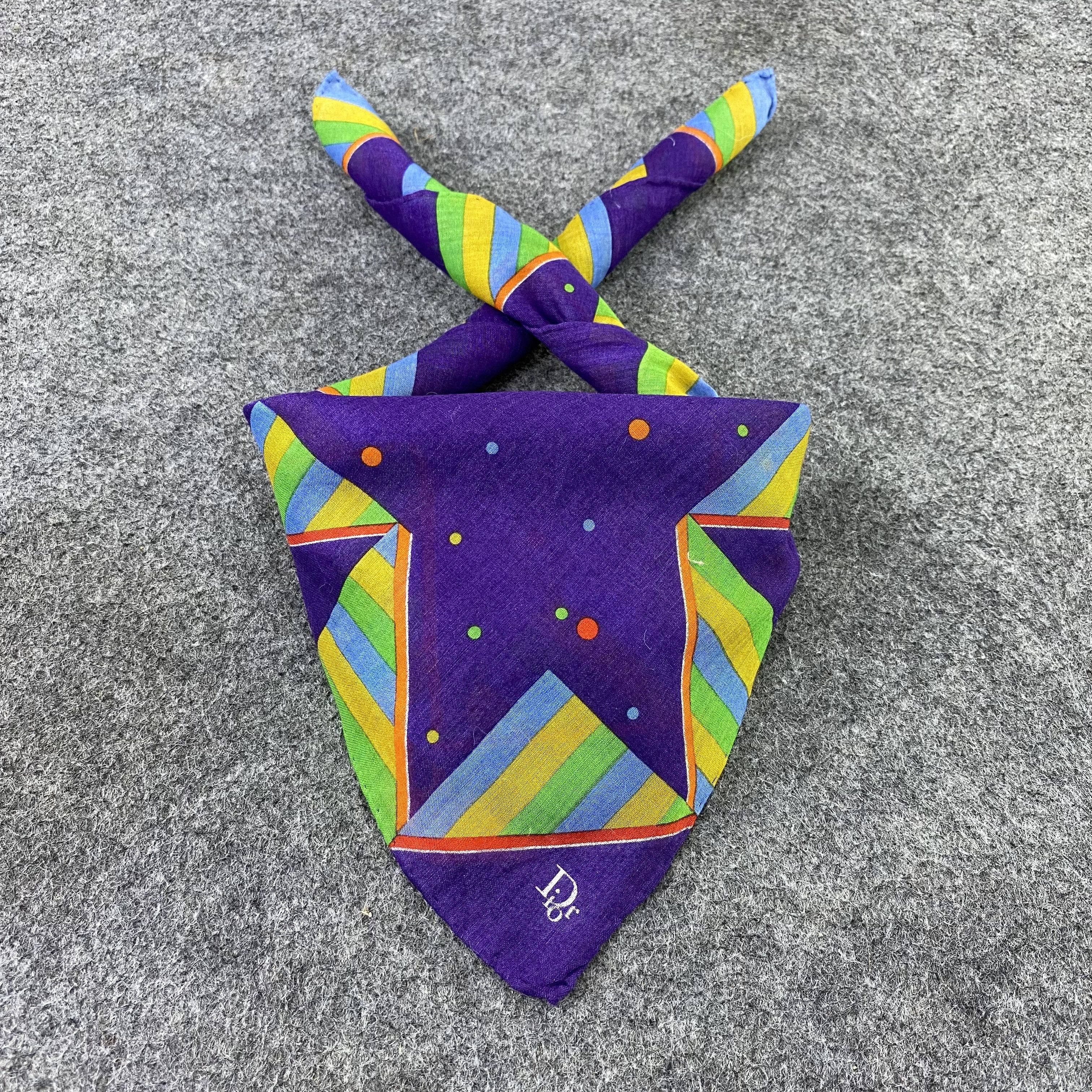 Designer Dior Handkerchief / Bandana / Neckerchief-B632 Size ONE SIZE - 2 Thumbnail