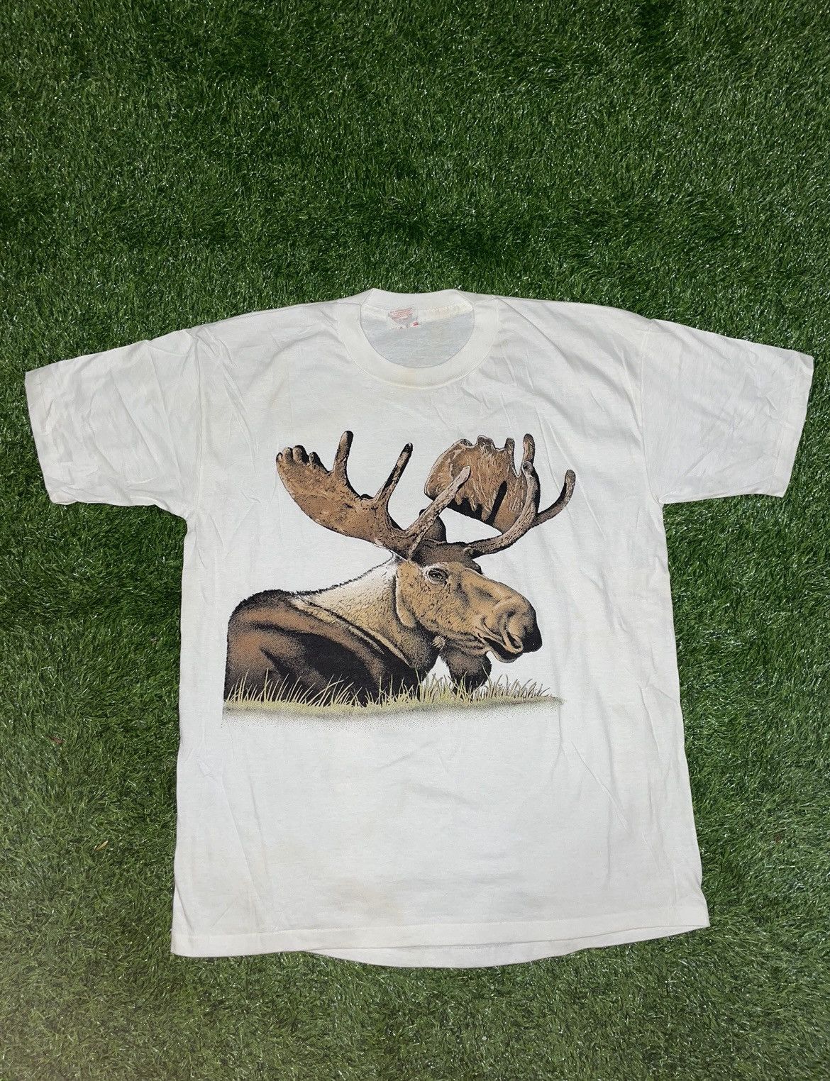 Vintage Vintage Moose Tee Shirt Size XL Size US XL / EU 56 / 4 - 1 Thumbnail