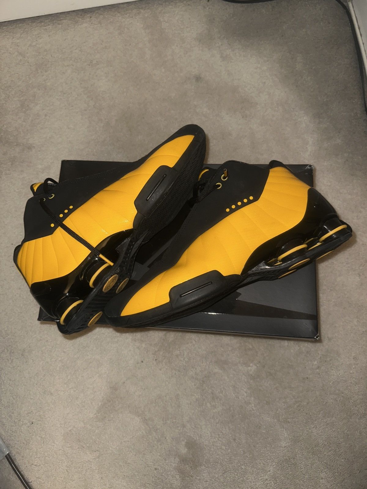 Nike Nike Shox BB4 “Black/Yellow” – Size 12 Size US 12 / EU 45 - 2 Thumbnail