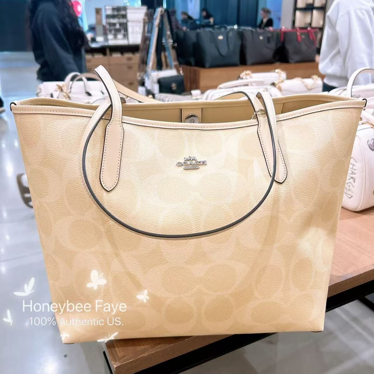 Coach City Tote Bag In Signature Canvas CAL49 Size ONE SIZE - 1 Thumbnail