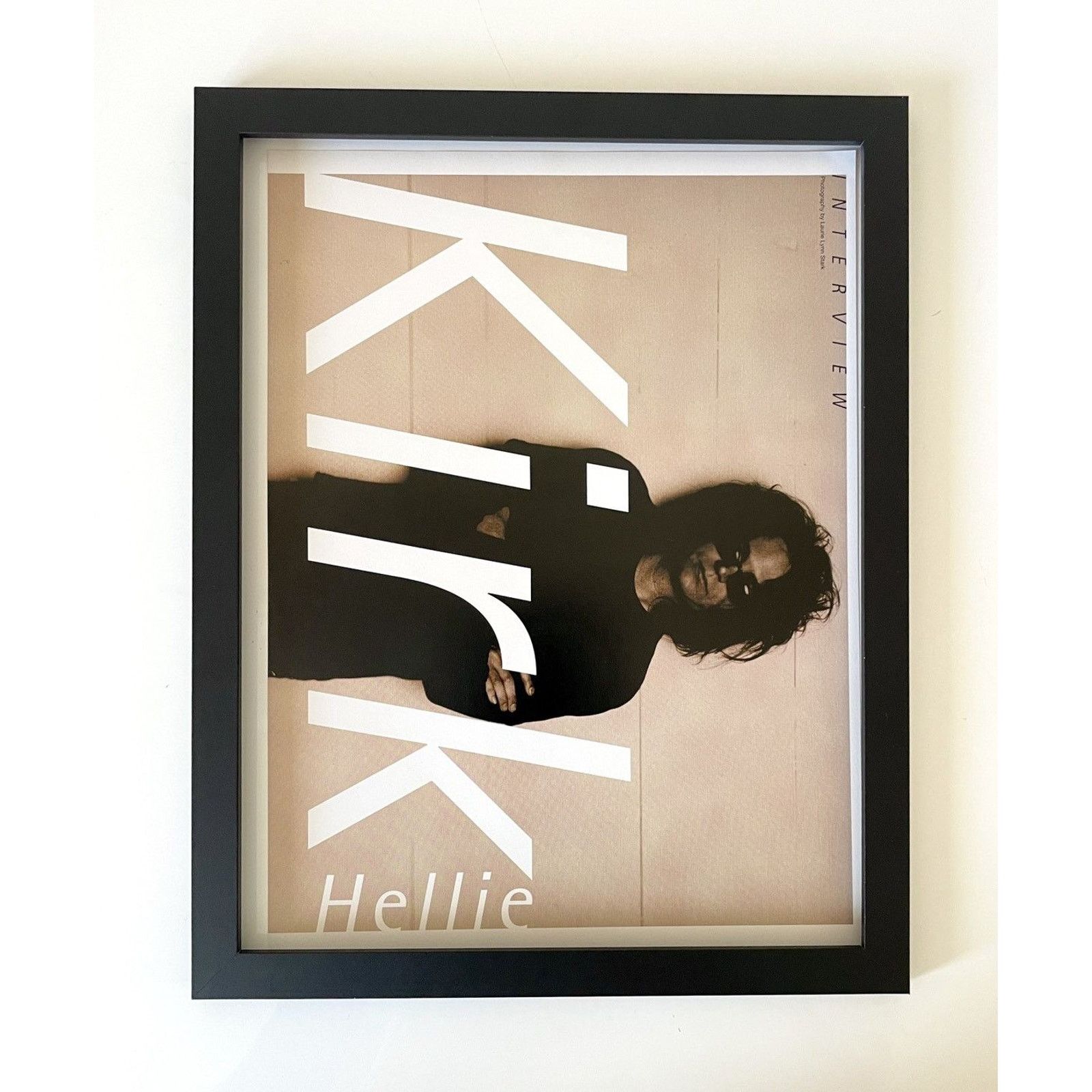 Chrome Hearts × Vintage Chrome Hearts kirk Hellie photo Poster framed 9x11 Size ONE SIZE - 1 Thumbnail