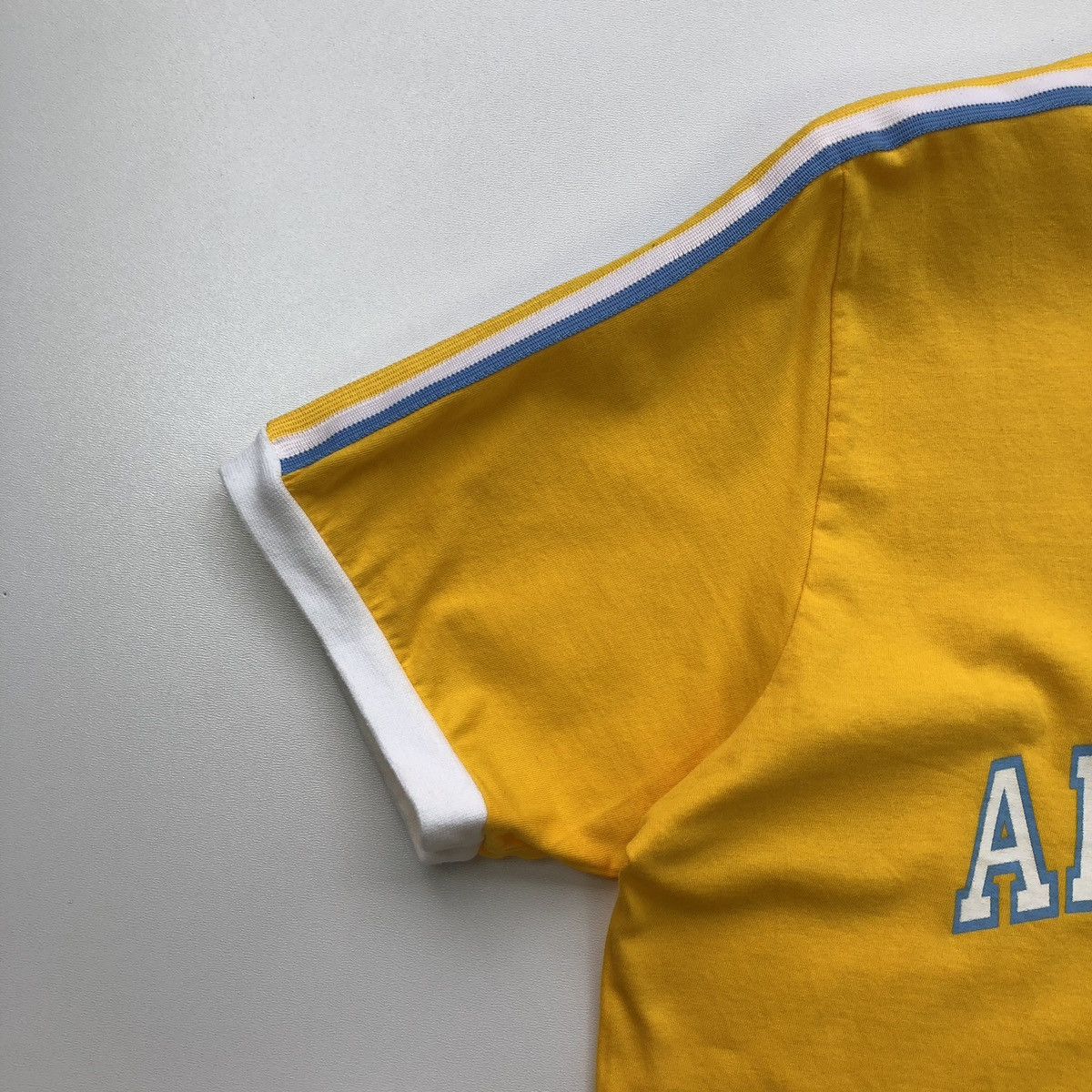 Bogner Bogner Argentina #10 Maradona Vintage T-Shirt Yellow Rare Size US L / EU 52-54 / 3 - 4 Thumbnail