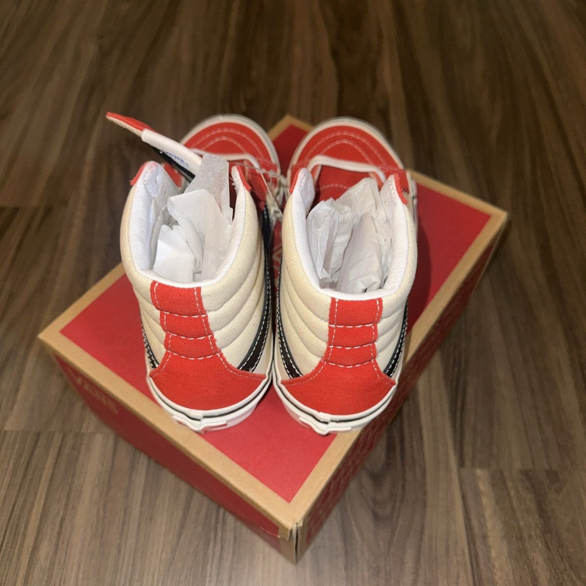 Vans Vans Anaheim SK8-Hi 38 Men’s Shoes Red/White Size M 4.5 (W6) Size US 6 / IT 36 - 3 Thumbnail