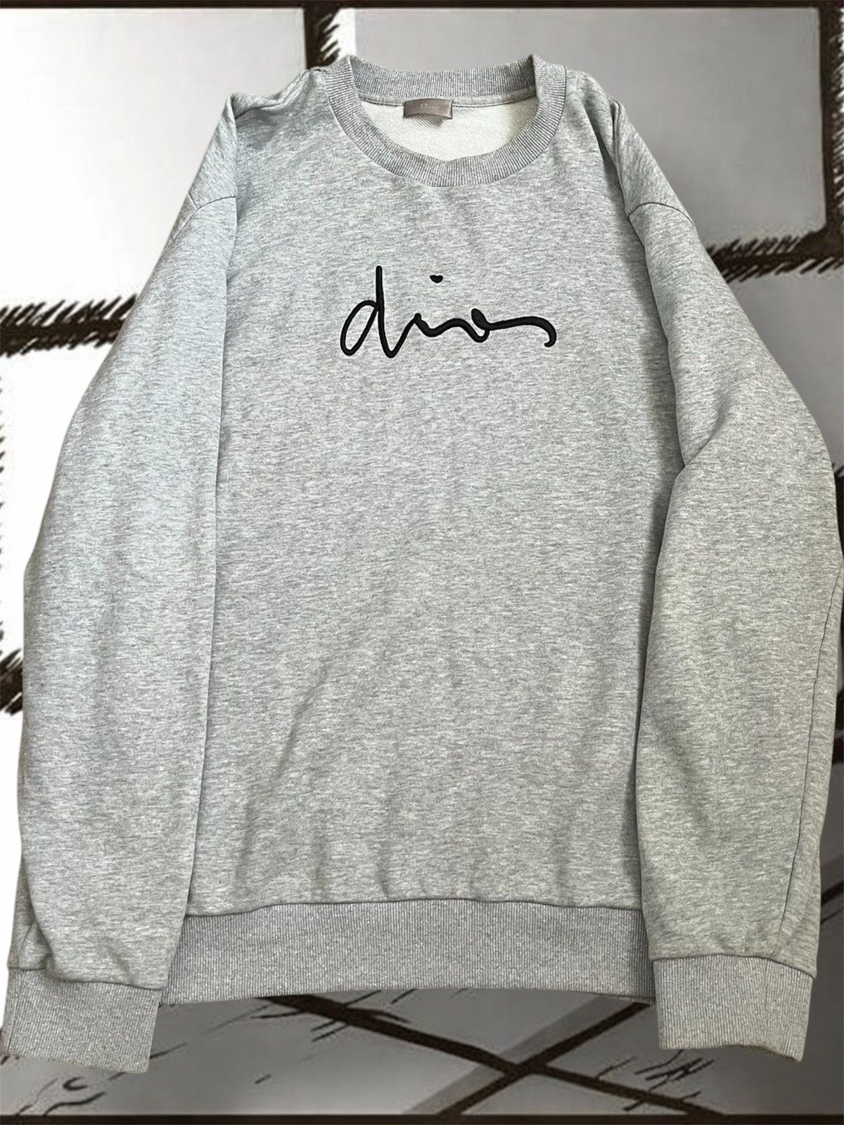 Dior Dior SS15 script sweatshirt Size US L / EU 52-54 / 3 - 1 Thumbnail