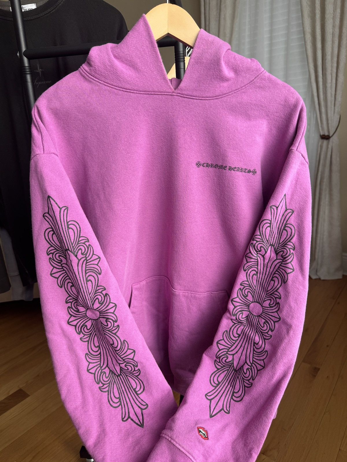 Chrome Hearts Chrome Hearts Matty Boy Web Hoodie 'Purple' Size US XXL / EU 58 / 5 - 1 Thumbnail
