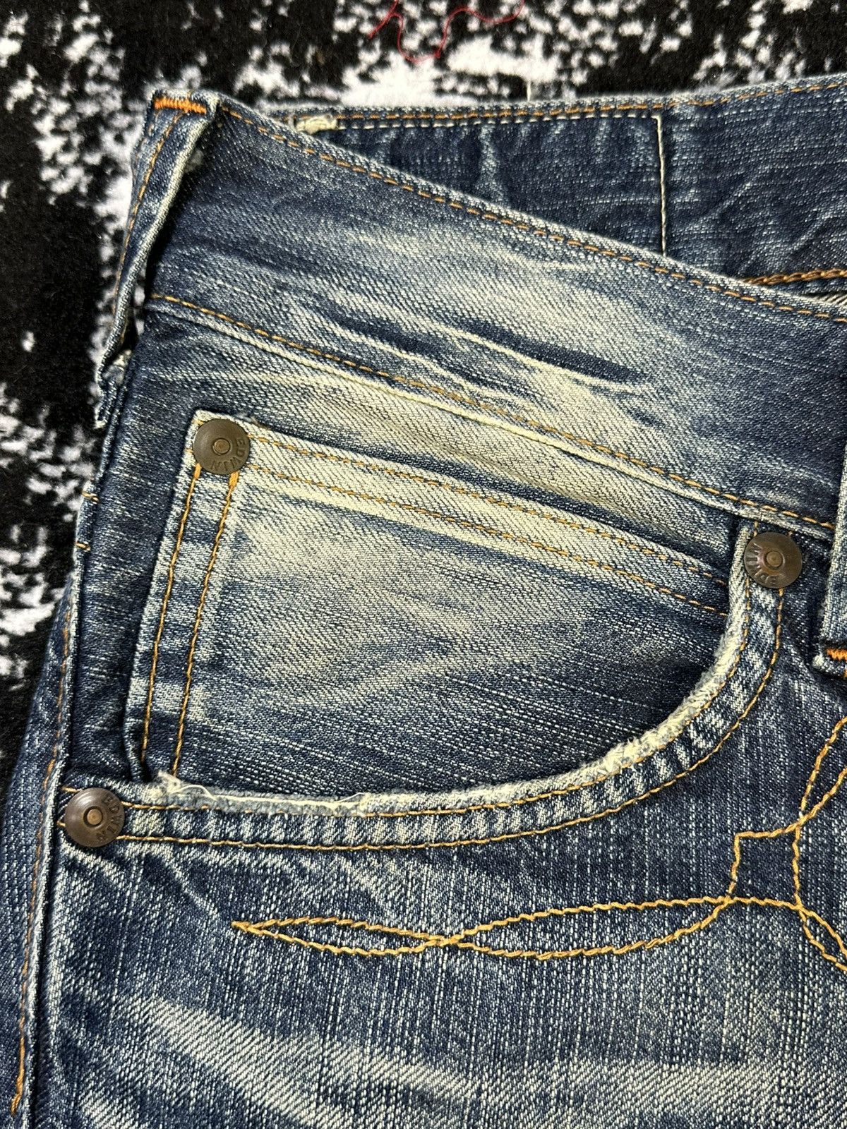 Undercover × Uniqlo 2000s Edwin XV Bobcut Navajo Denim Size US 32 / EU 48 - 5 Thumbnail