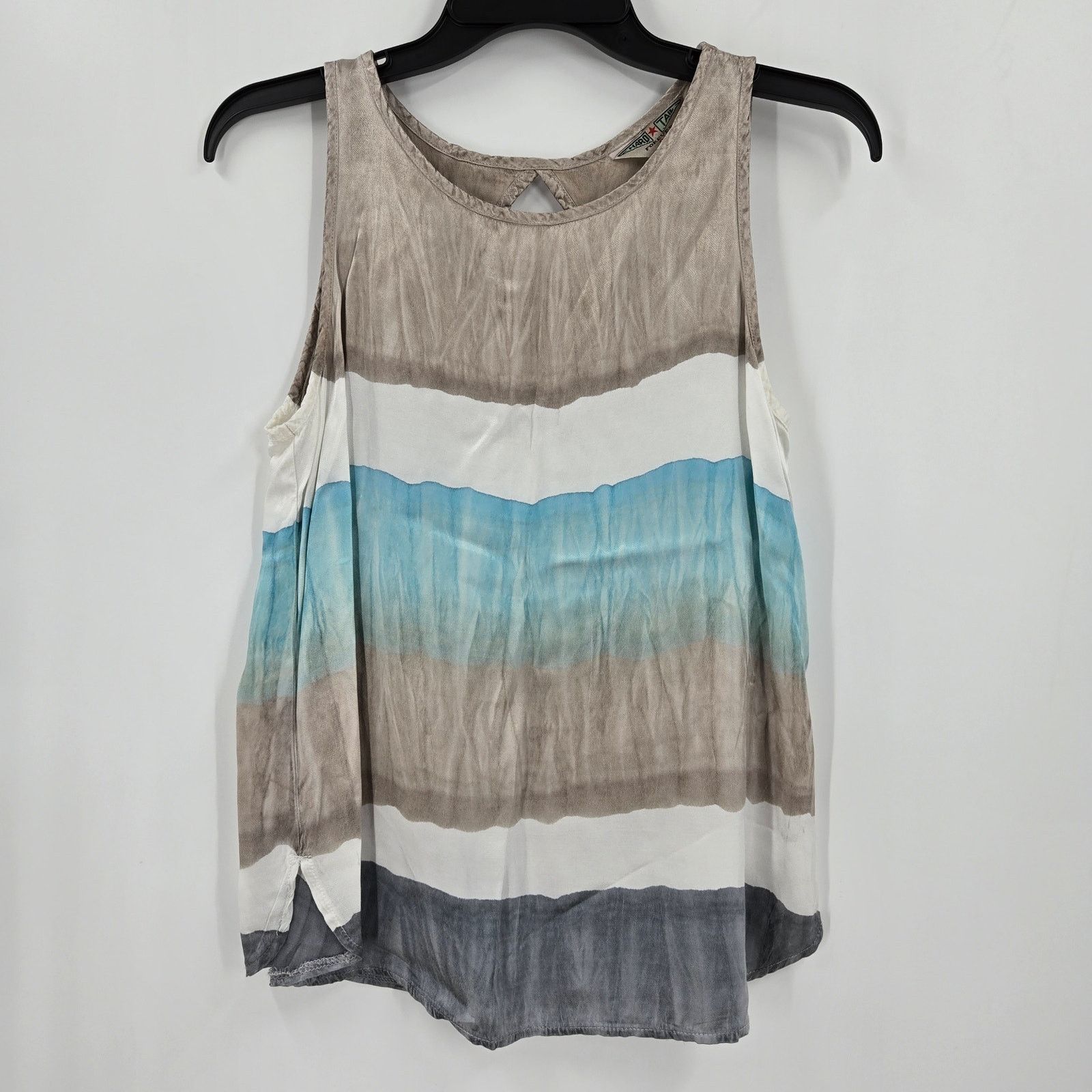 Hard Tail Hard Tail Forever Tye Dye Sleeveless Tank with Rear Keyhole Size S / US 4 / IT 40 - 1 Thumbnail