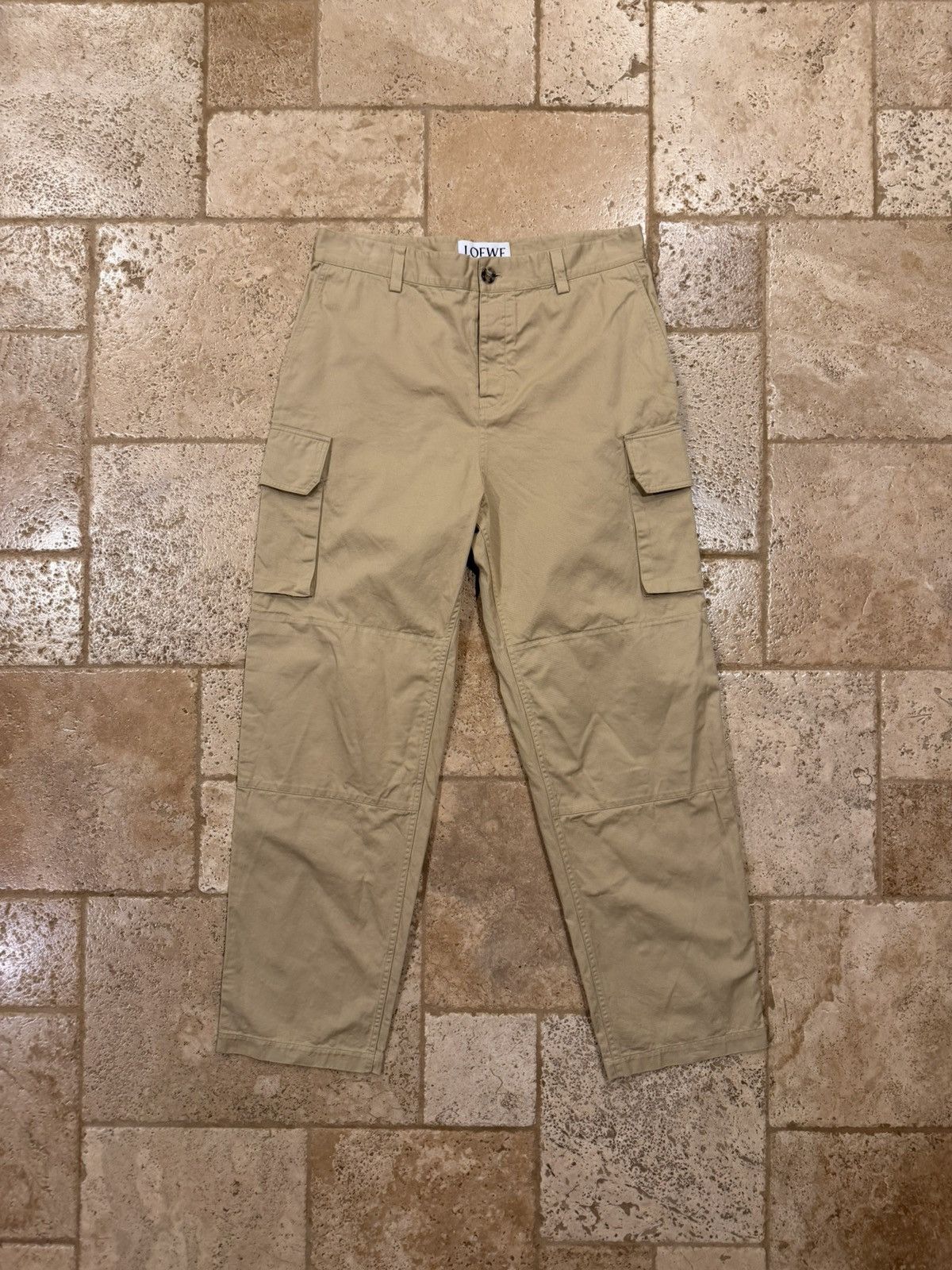 Loewe Loewe Khaki Cargo Tan Trouser Pants Size US 34 / EU 50 - 13 Thumbnail