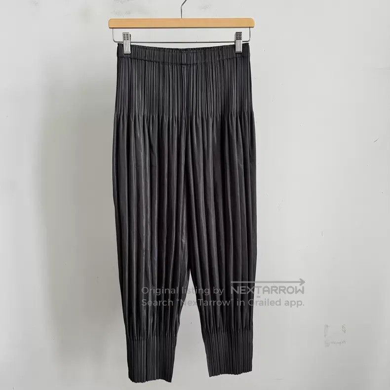 Issey Miyake Issey Miyake Black Pants Size 26" / US 2 / IT 38 - 1 Thumbnail