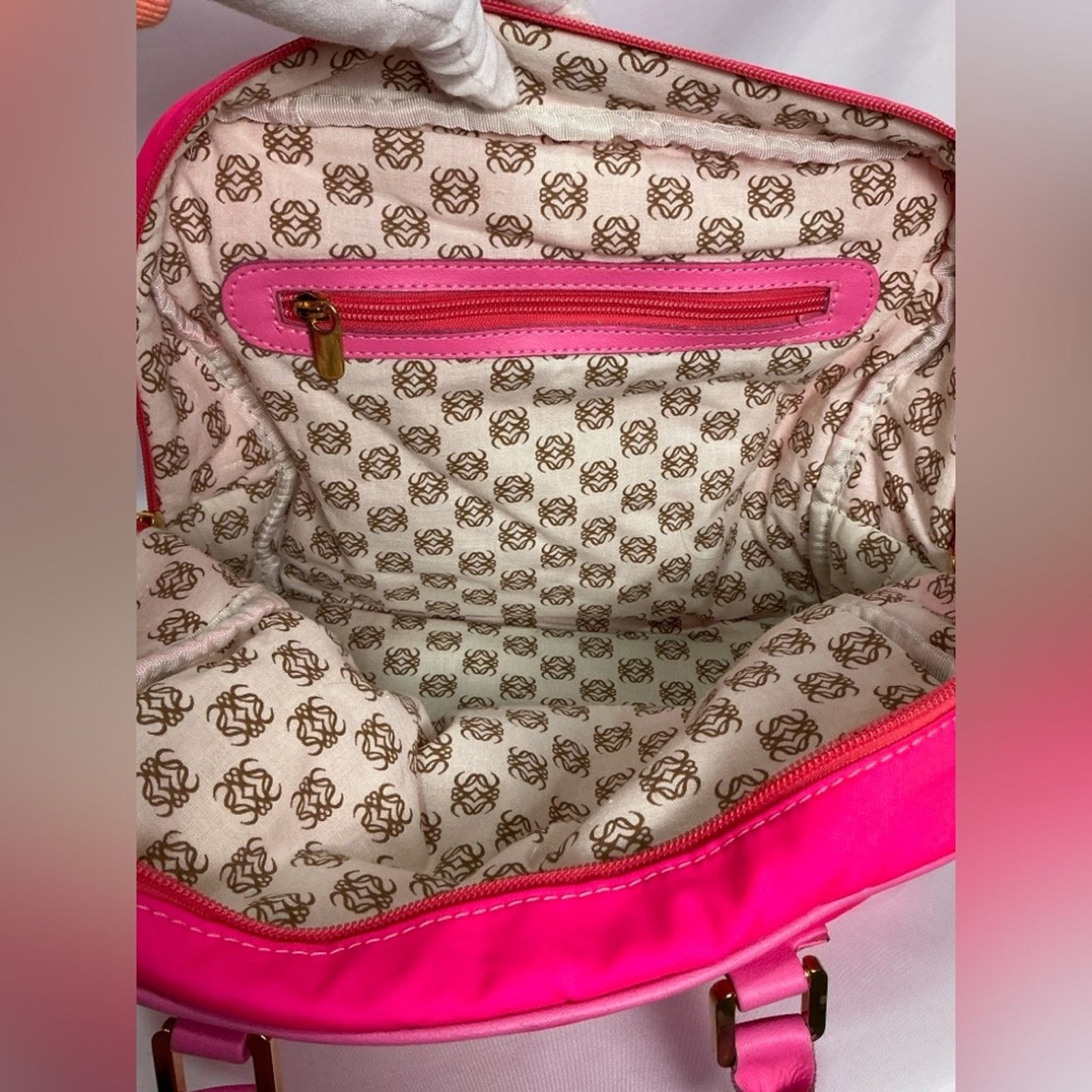 Loewe Loewe Hot Pink Nylon Boston 32 Anagram Amazona Limited Editi Size ONE SIZE - 14 Thumbnail