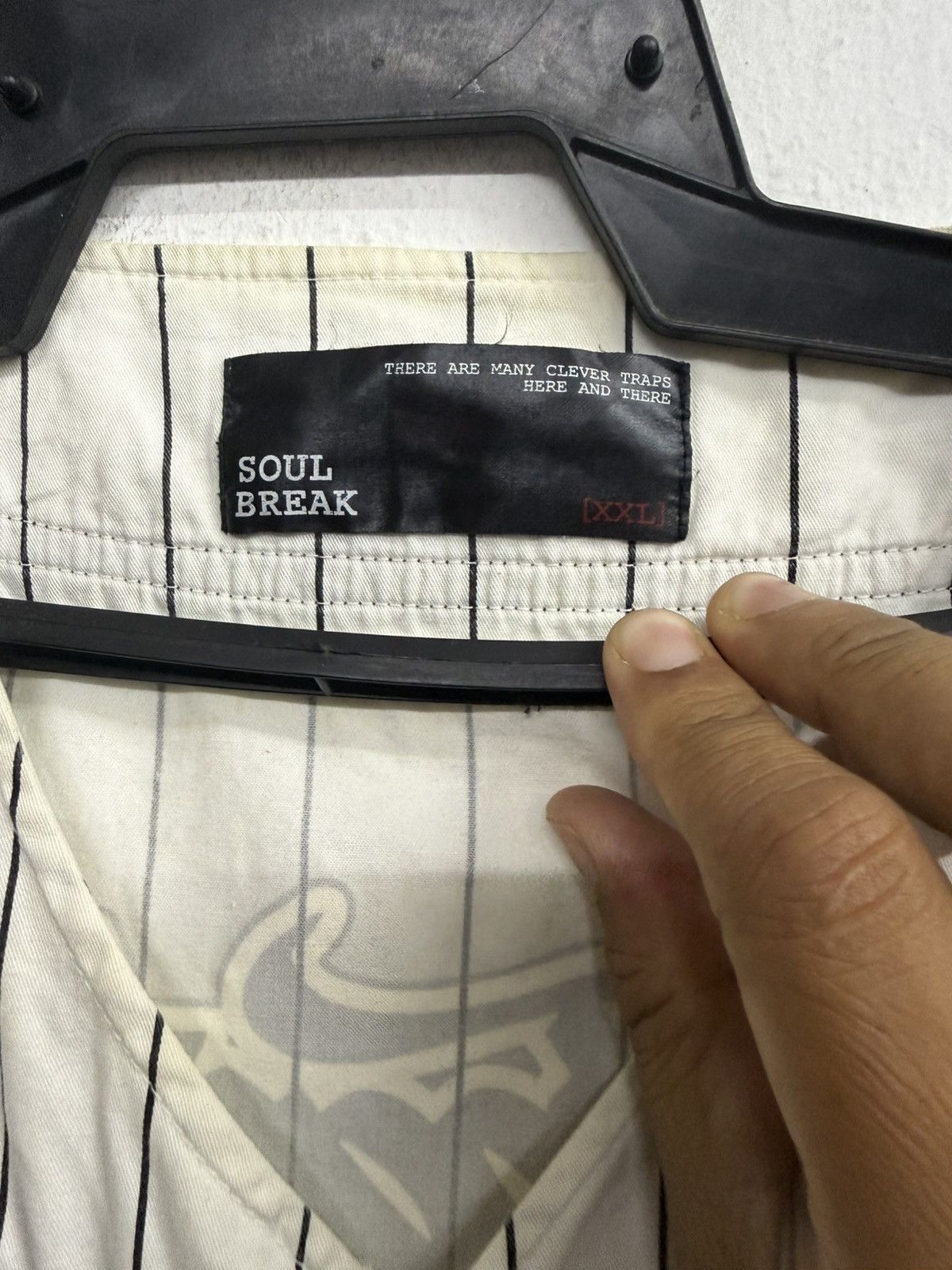 Japanese Brand Classic Soul Break Cotton Baseball Jersey Size US XXL / EU 58 / 5 - 9 Thumbnail