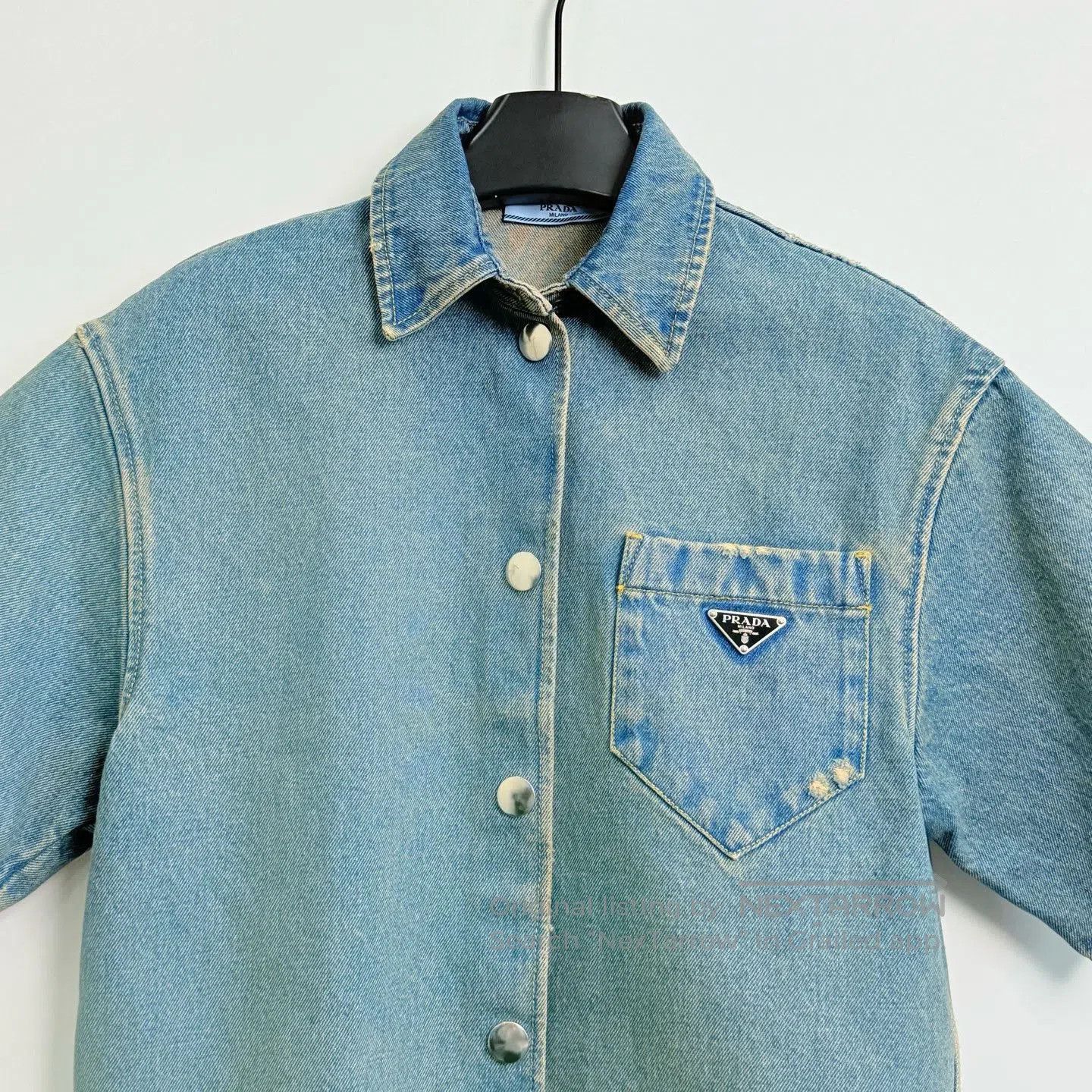 Prada Prada Logo Denim Short. Size US M / EU 48-50 / 2 - 2 Thumbnail