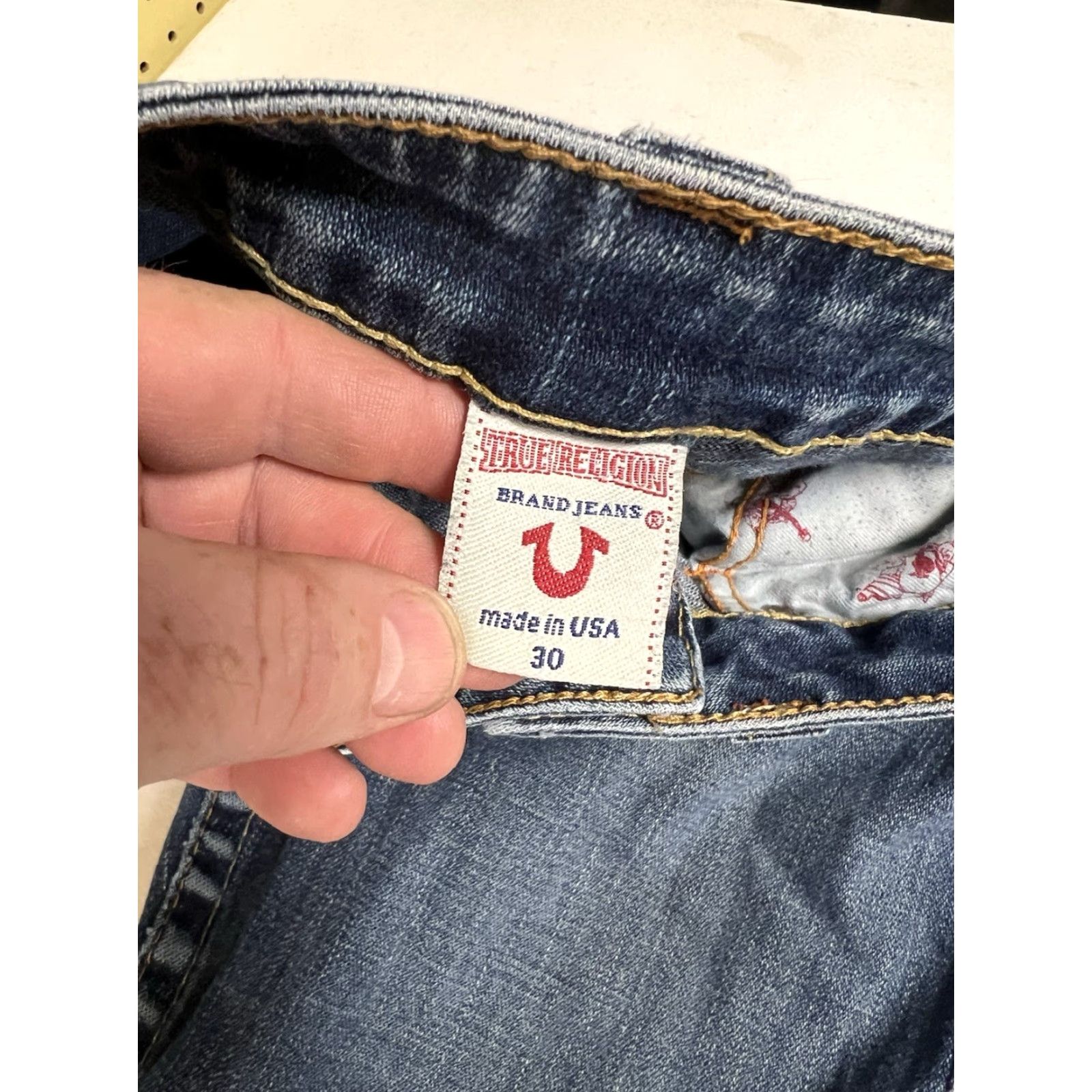 True Religion VINTAGE True Religion Jeans Bootcut Low Rise 30 Mothers Heart Patch Embroidered Logo 5-Pocket Denim Women Women Size 30" / US 8 / IT 44 - 5 Thumbnail