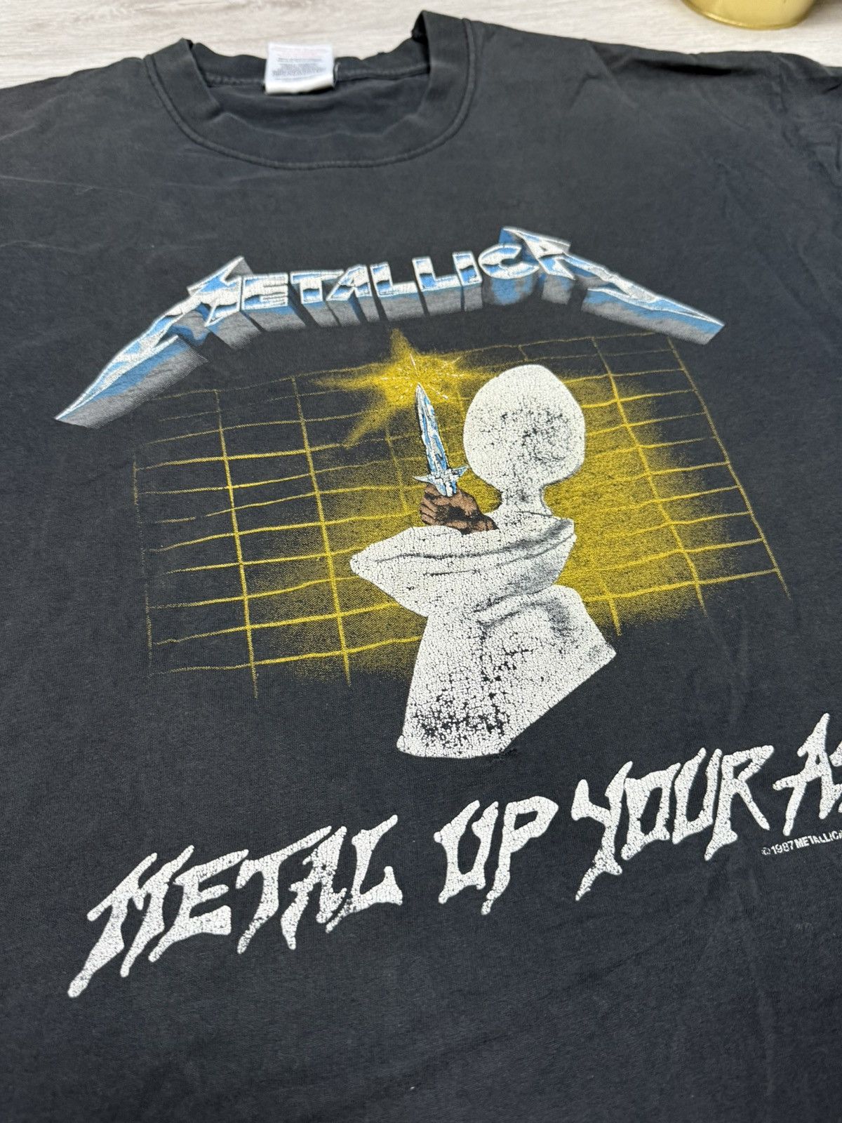Metallica Vintage Metallica 1994 Metal Up Your Ass Tour Tee toilet Size US XL / EU 56 / 4 - 7 Thumbnail