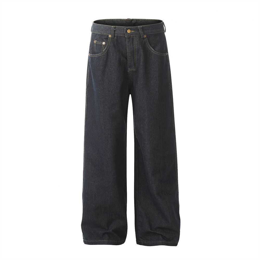 Japanese Brand × Jean American high street loose wide-leg versatile jeans Size US 32 / EU 48 - 1 Thumbnail