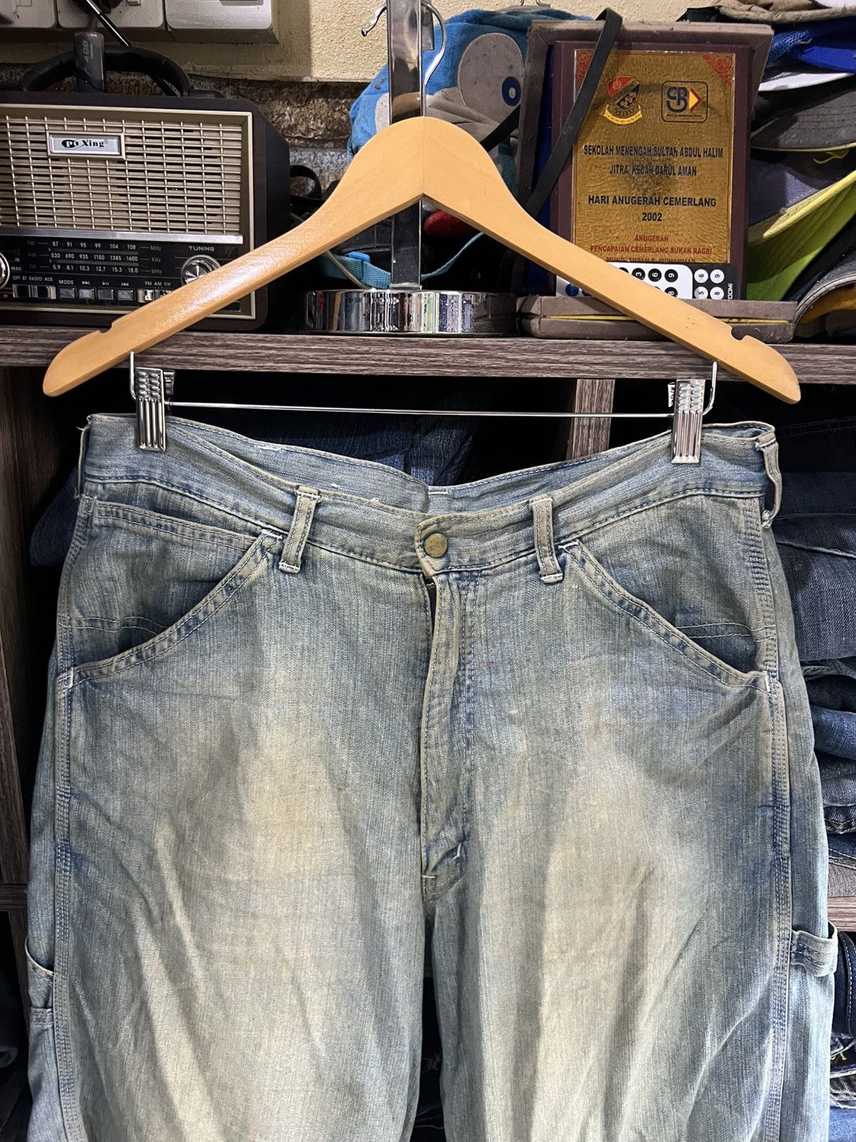 Edwin 🔥Vintage Edwin Carpenter Cropped Denim Size US 34 / EU 50 - 4 Thumbnail