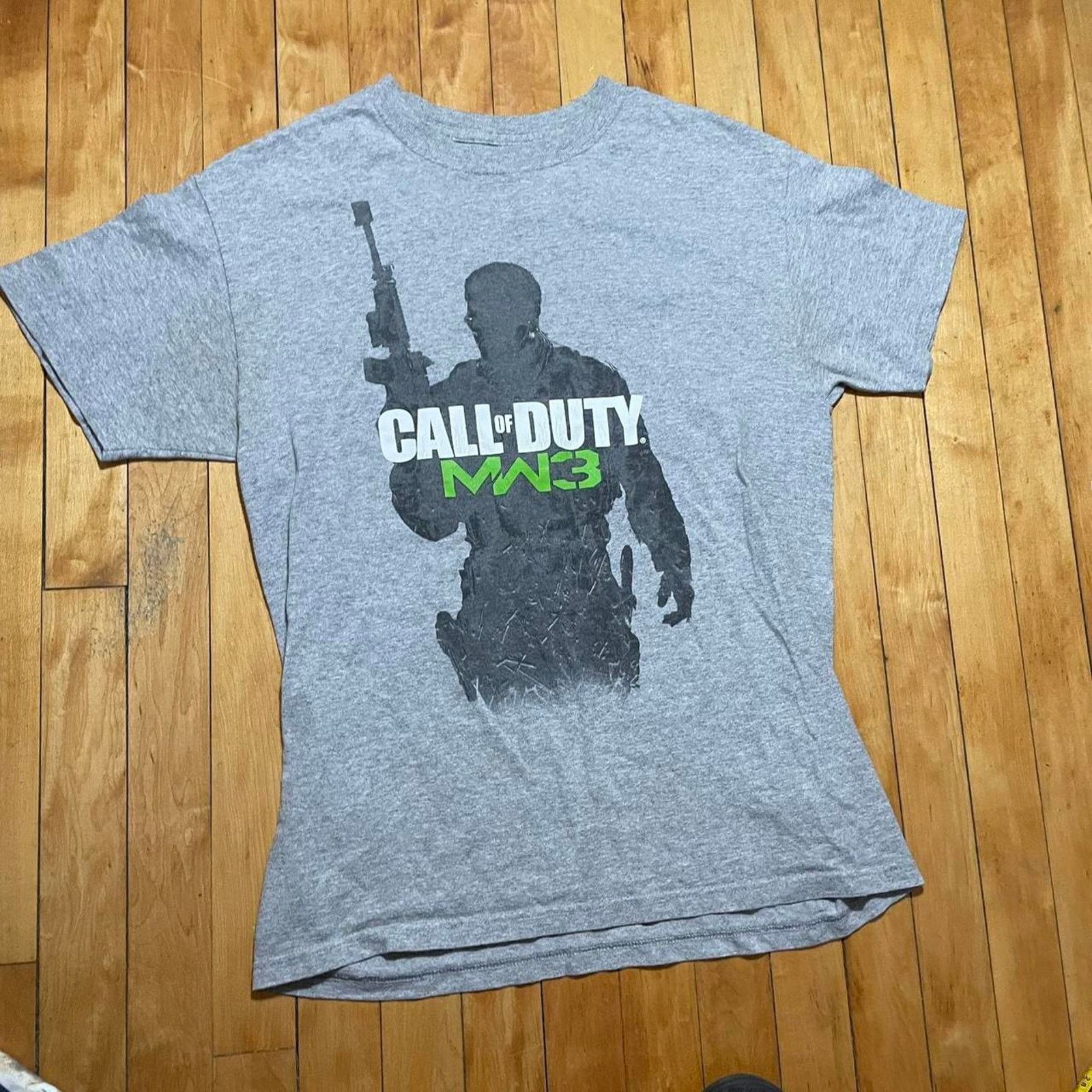 Vintage Call of Duty MW3 Graphic T Shirt Mens M Gray Gaming Tee Size US M / EU 48-50 / 2 - 1 Thumbnail