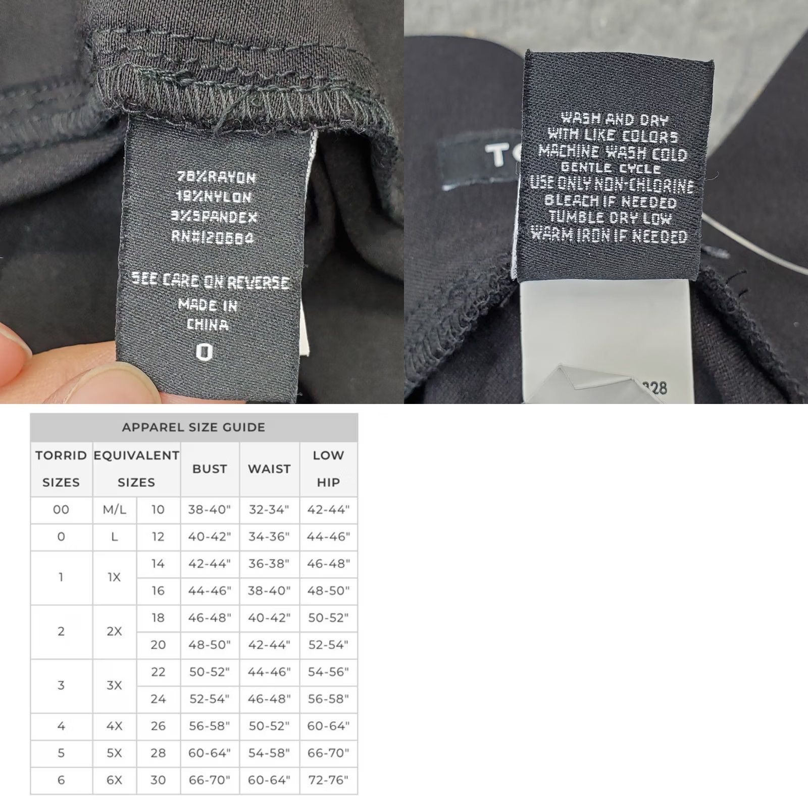 Torrid Torrid Capri Pants Women Size 0 Black Cropped Pixie High Waisted Stretch Pull-On Shirt? Size 25" / US 0 / IT 36 - 8 Thumbnail