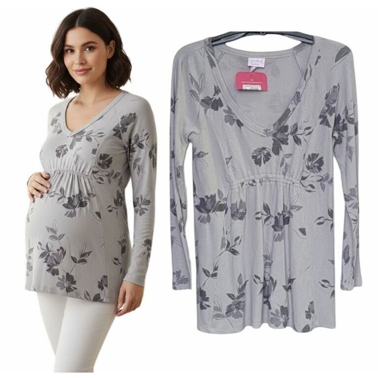 Other NEW Sz XS Ingrid & Isabel Maternity Women's Waffle Knit Top Size XS / US 0-2 / IT 36-38 - 1 Thumbnail