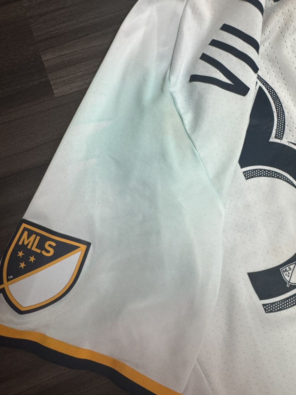 Adidas Adizero LA Los Angeles Galaxy #33 Villarreal Soccer Jersey Size US L / EU 52-54 / 3 - 9 Thumbnail