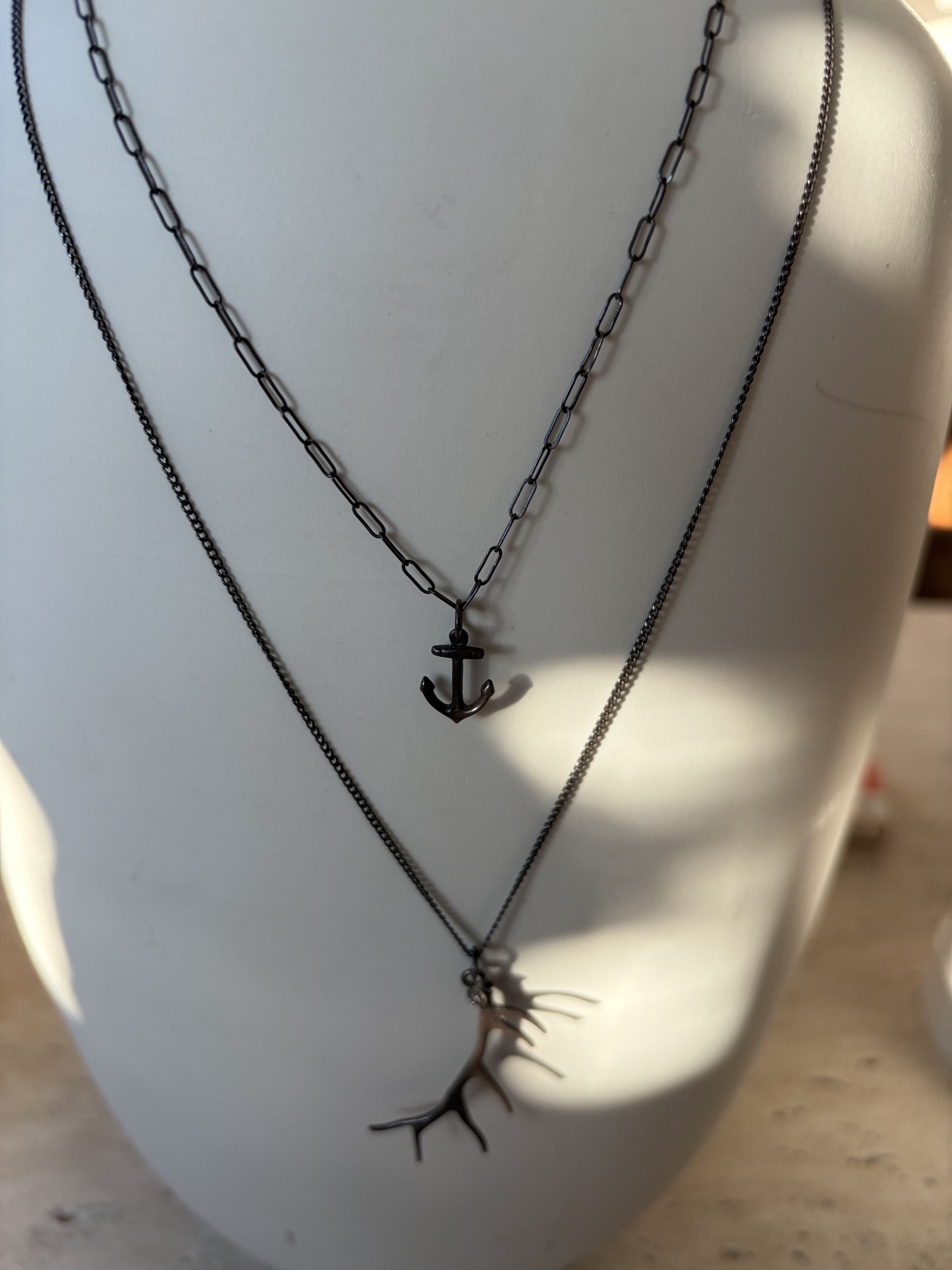 Other Alex & Chloe Anchor + Antler Necklace Set Size ONE SIZE - 5 Thumbnail