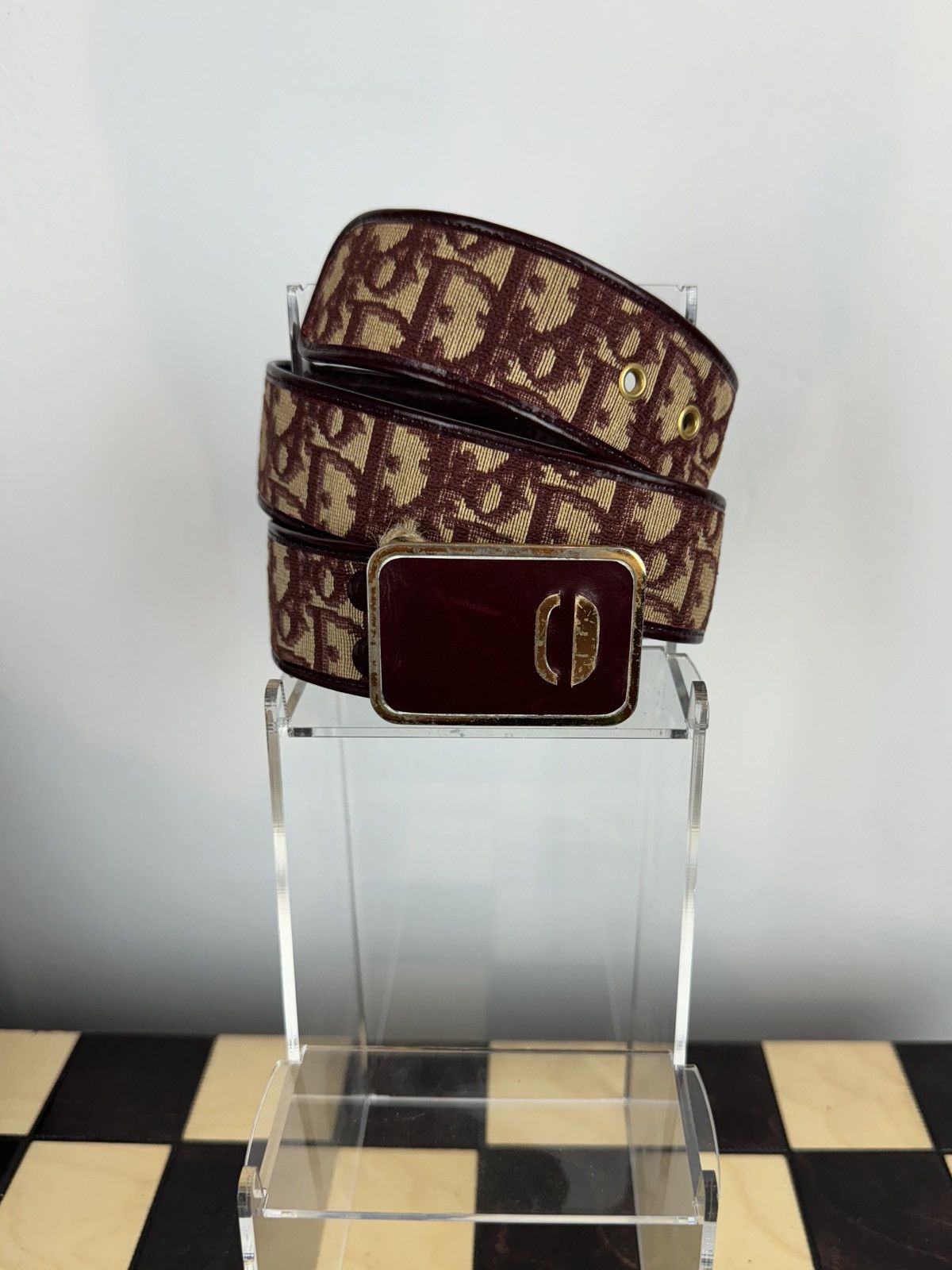 Dior Leather belt Christian Dior CD original luxury casual item Size ONE SIZE - 1 Thumbnail