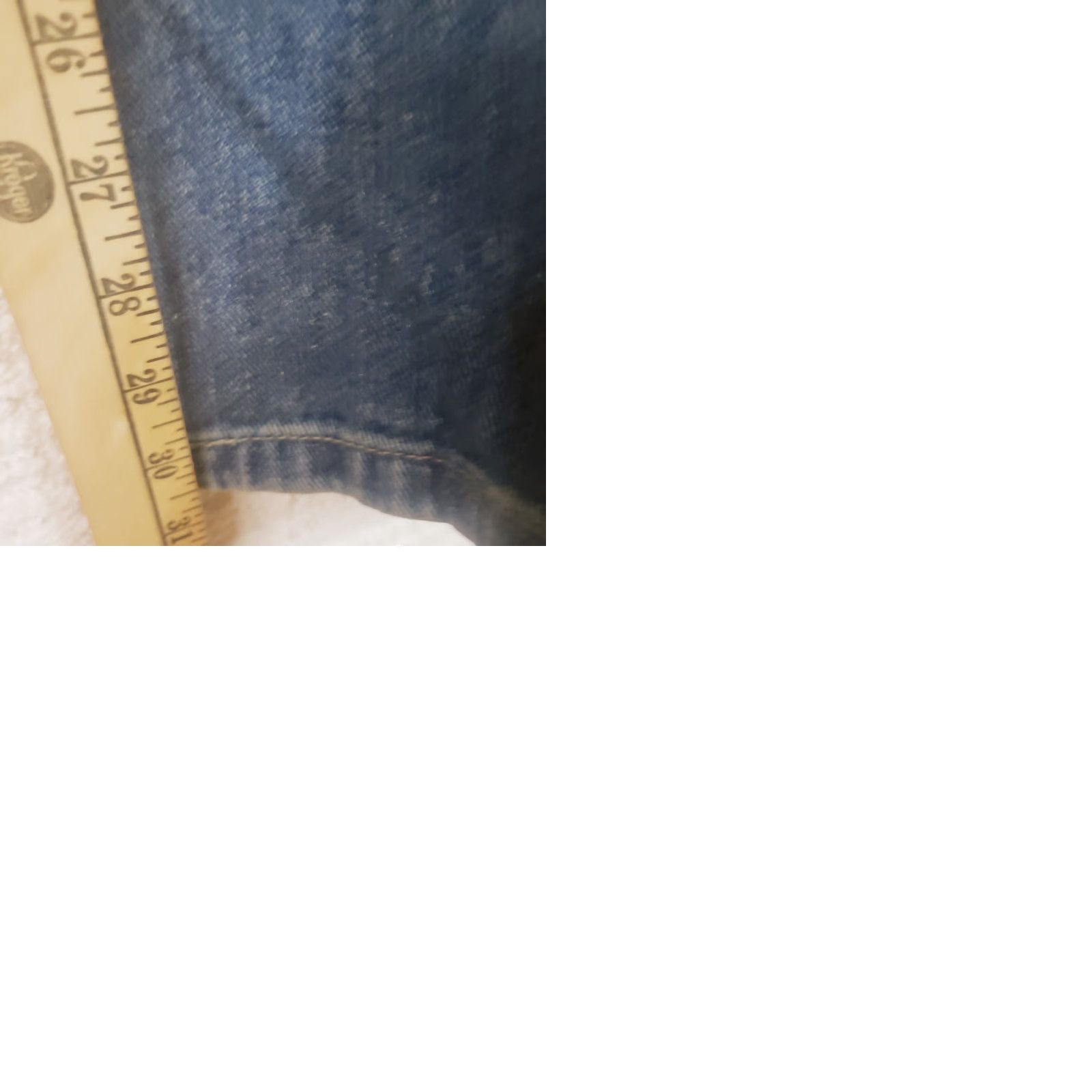 Izod IZOD Jeans Classic Fit Denim Blue 40x30 Men Regular 100% Cotton Zip Flat Front Straight Inseam 30 New With Tags Size US 40 / EU 56 - 10 Thumbnail