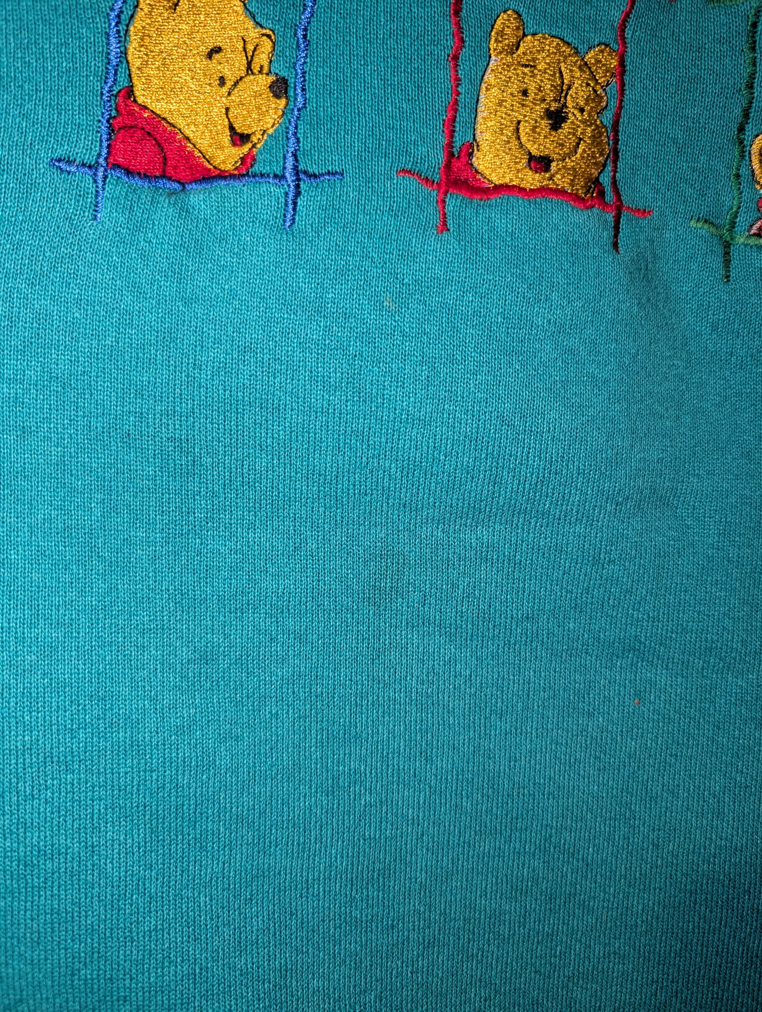 Disney Vintage 90s Winnie The Pooh Sweatshirt Disney World Size M / US 6-8 / IT 42-44 - 5 Thumbnail