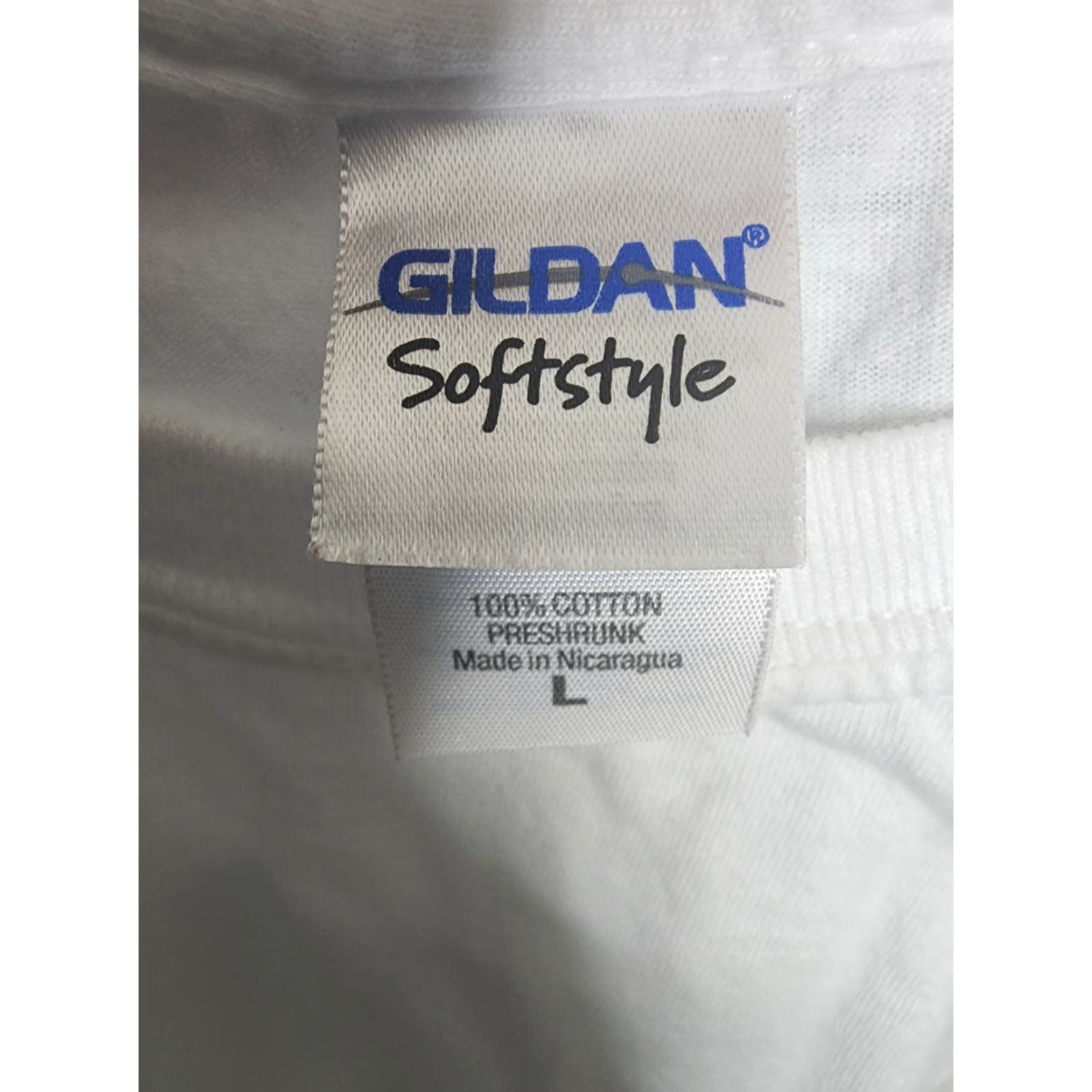 Gildan Duke University Hand Club T-Shirt - Men's L White Double-Sided Collegiate Tennis 90s Size US L / EU 52-54 / 3 - 4 Thumbnail