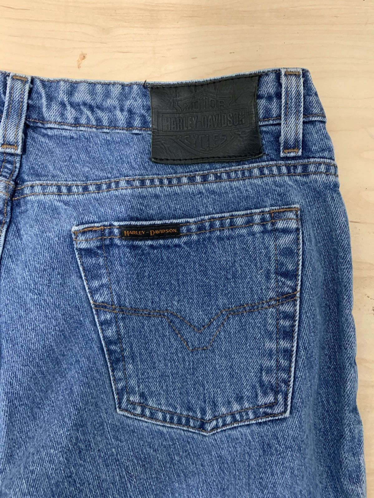 Harley Davidson × Vintage Harley-Davidson jeans Size 34" / US 12 / IT 48 - 4 Thumbnail