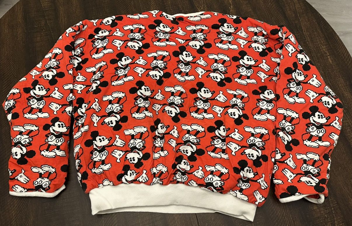 Disney Vintage Mickey Mouse Pixelated Reversible Sweatshirt-OS Size L / US 10 / IT 46 - 7 Thumbnail