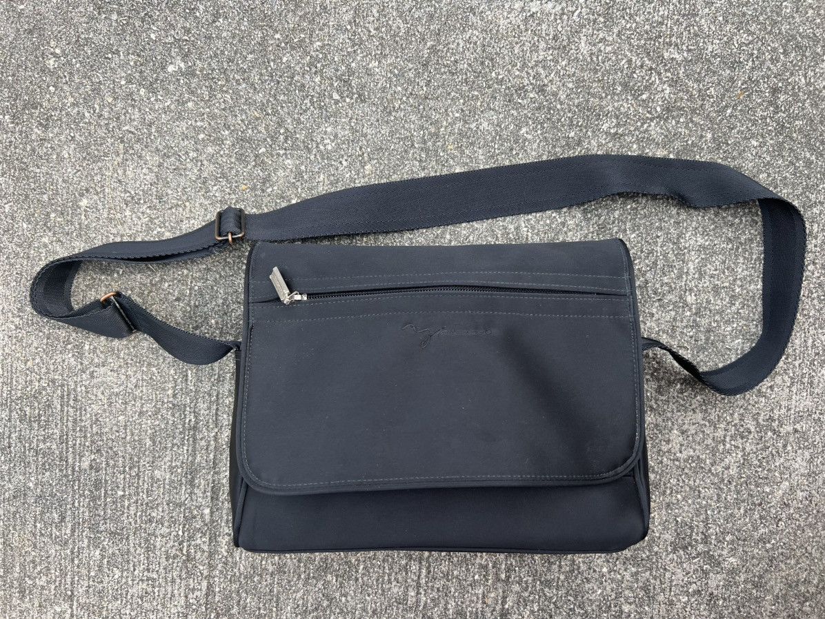 Yohji Yamamoto Vintage Yohji Yamamoto Y’saccs Pour Homme Sling Bag Black Size ONE SIZE - 6 Thumbnail