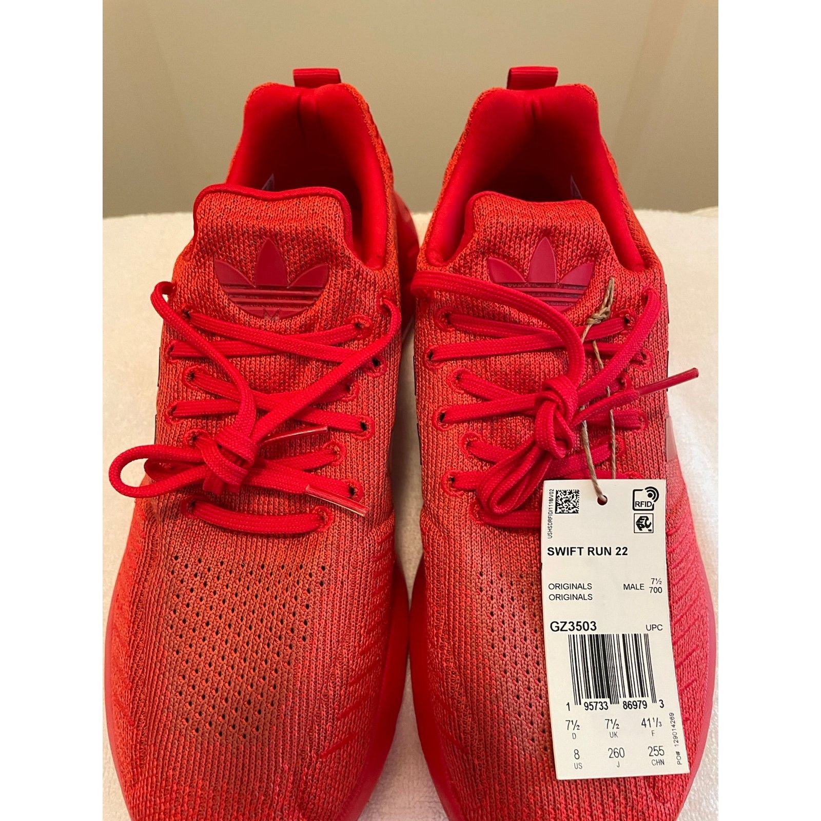 Adidas Adidas Red Swift Run 22 Sneaker- Men’s Size 8 Size US 8 / EU 41 - 10 Thumbnail