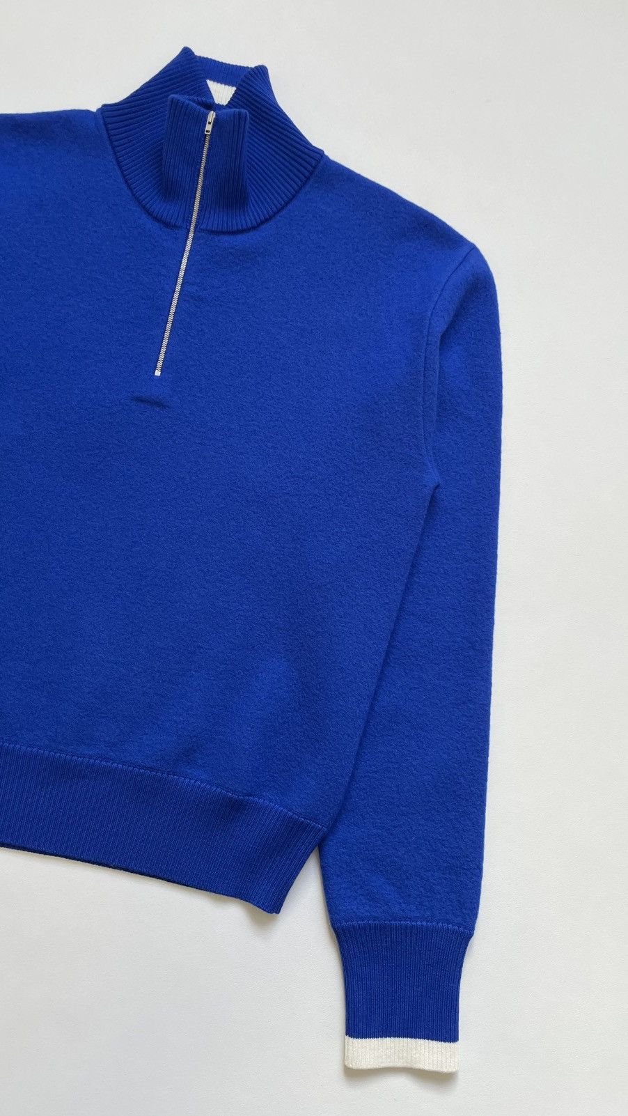 Maison Margiela A/W 21 Brushed Wool ‘Quarter Zip’ Sweater Size US M / EU 48-50 / 2 - 6 Thumbnail