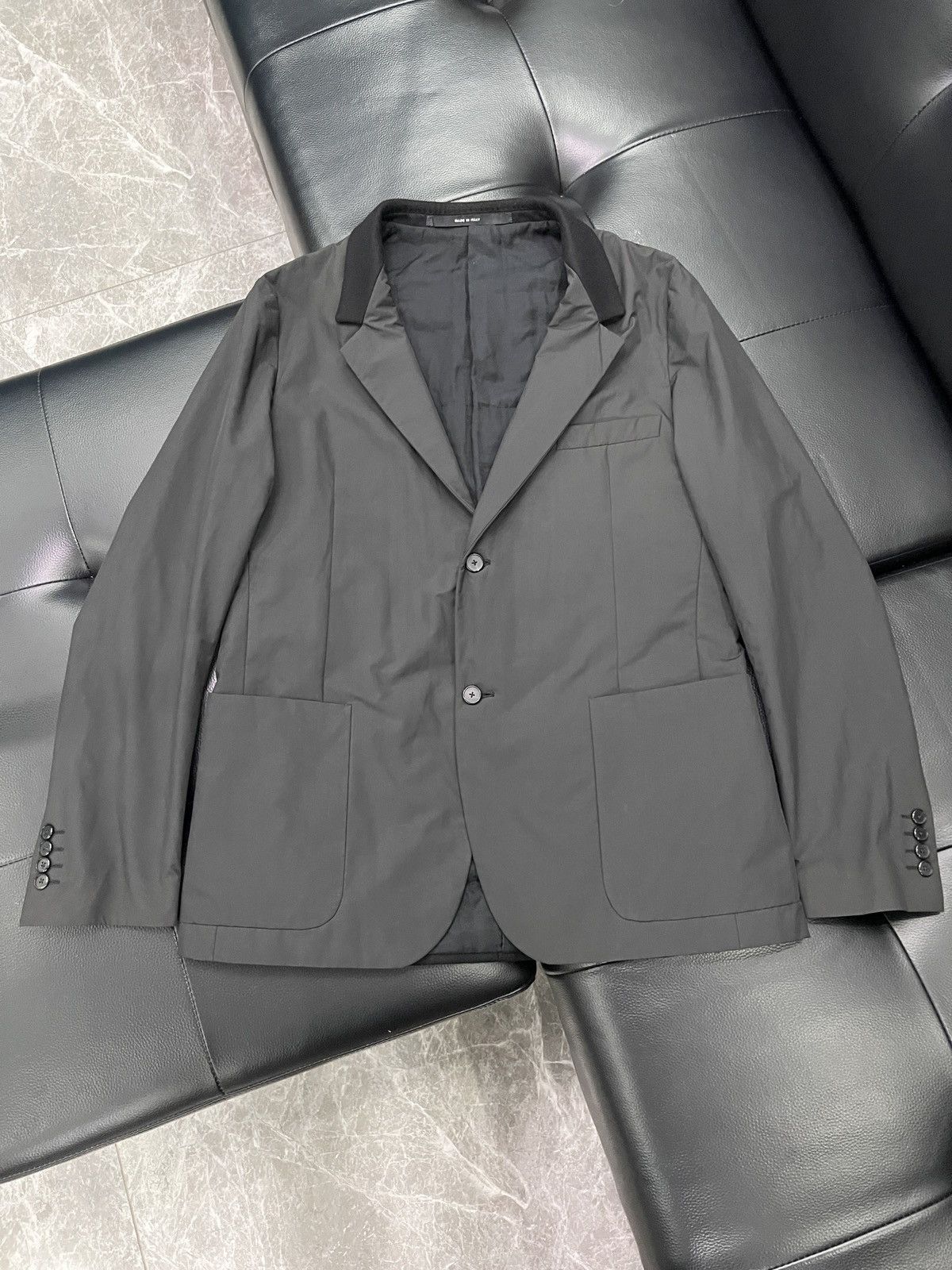 Givenchy Givenchy FW12 Nylon Panel Blazer Size 52S - 1 Thumbnail