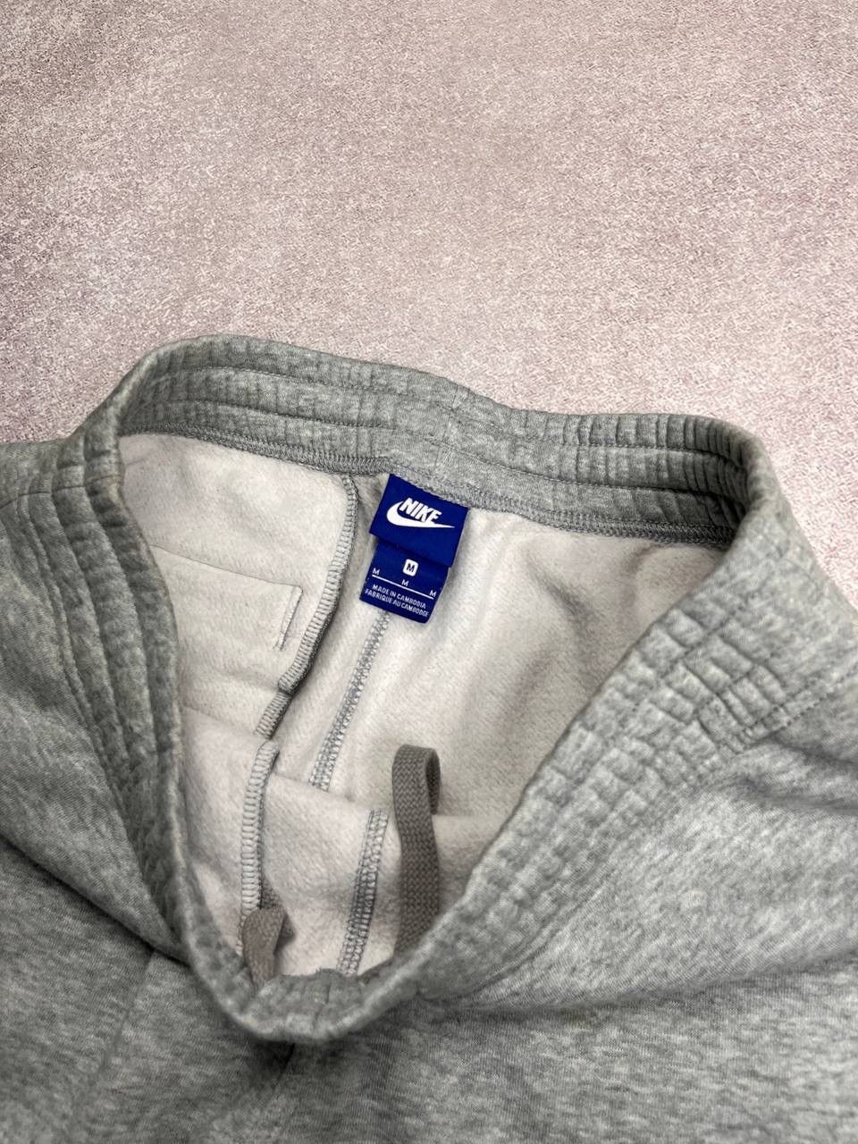 Nike × Vintage Vintage Nike Swoosh Baggy Cotton Sweatpants Y2K M Size US 32 / EU 48 - 5 Thumbnail