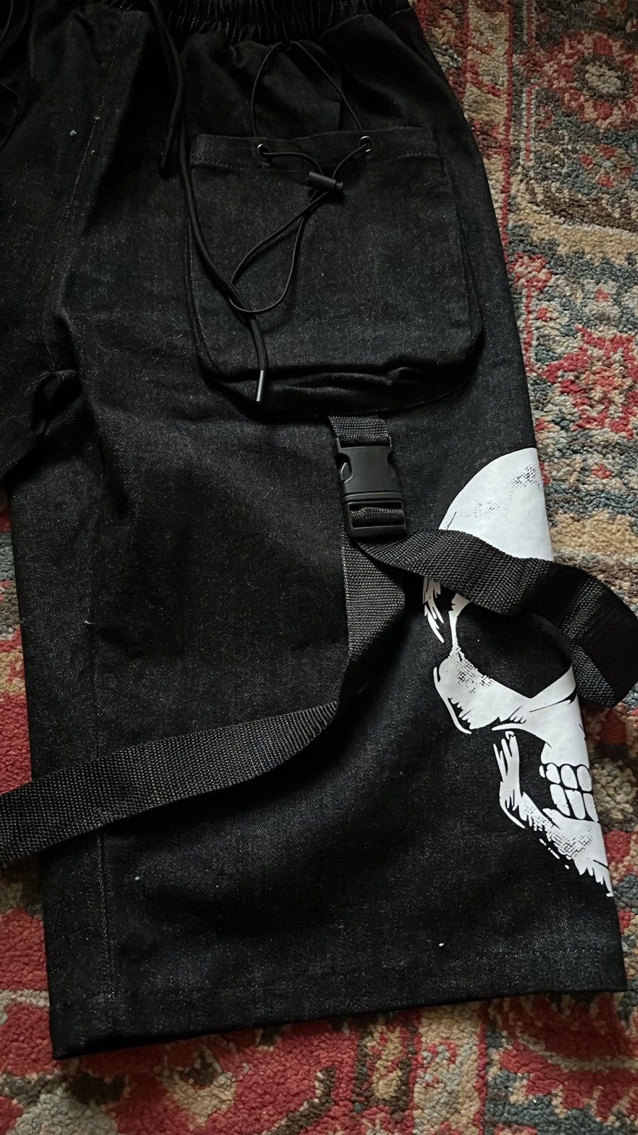 Other Skull denim shorts Size US 34 / EU 50 - 1 Thumbnail