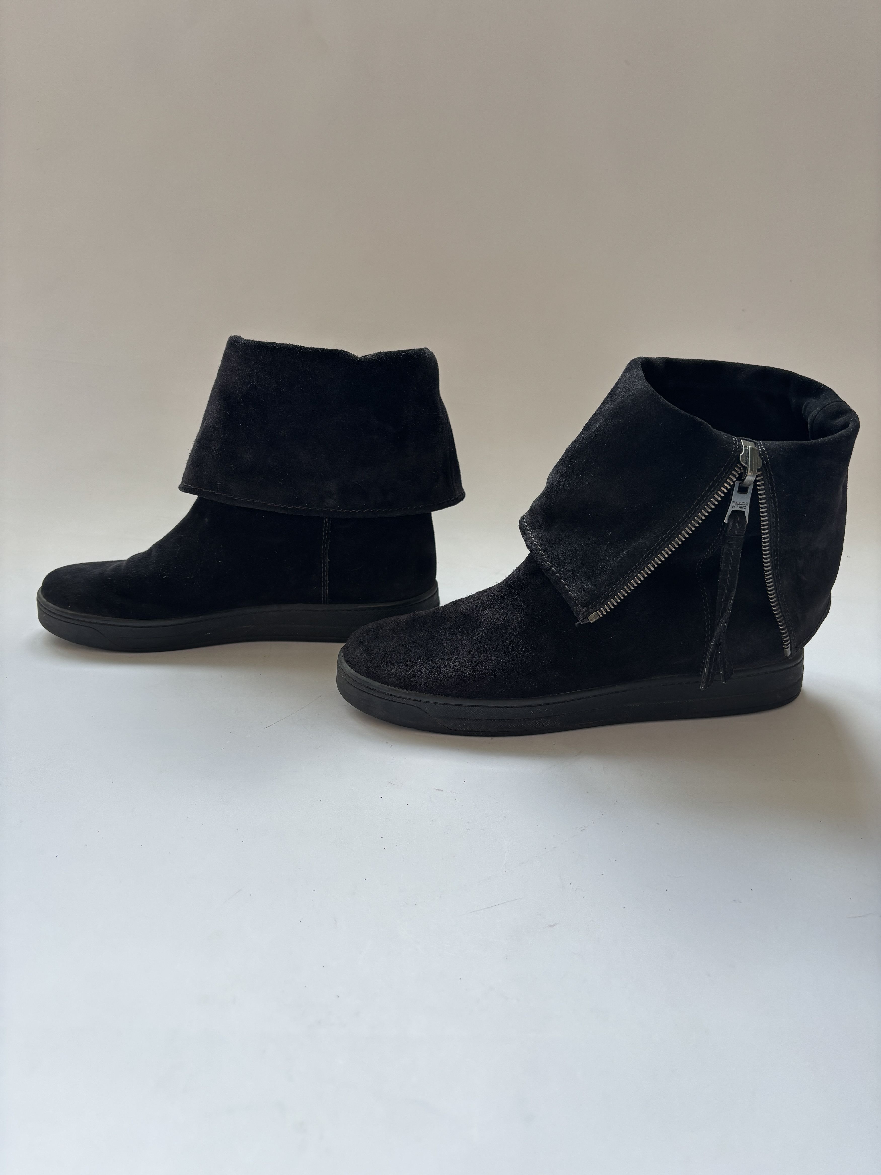 Prada ⚡️QUICK SALE⚡️Prada Sport Linea Rossa Suede Boots Size US 9 / IT 39 - 5 Thumbnail