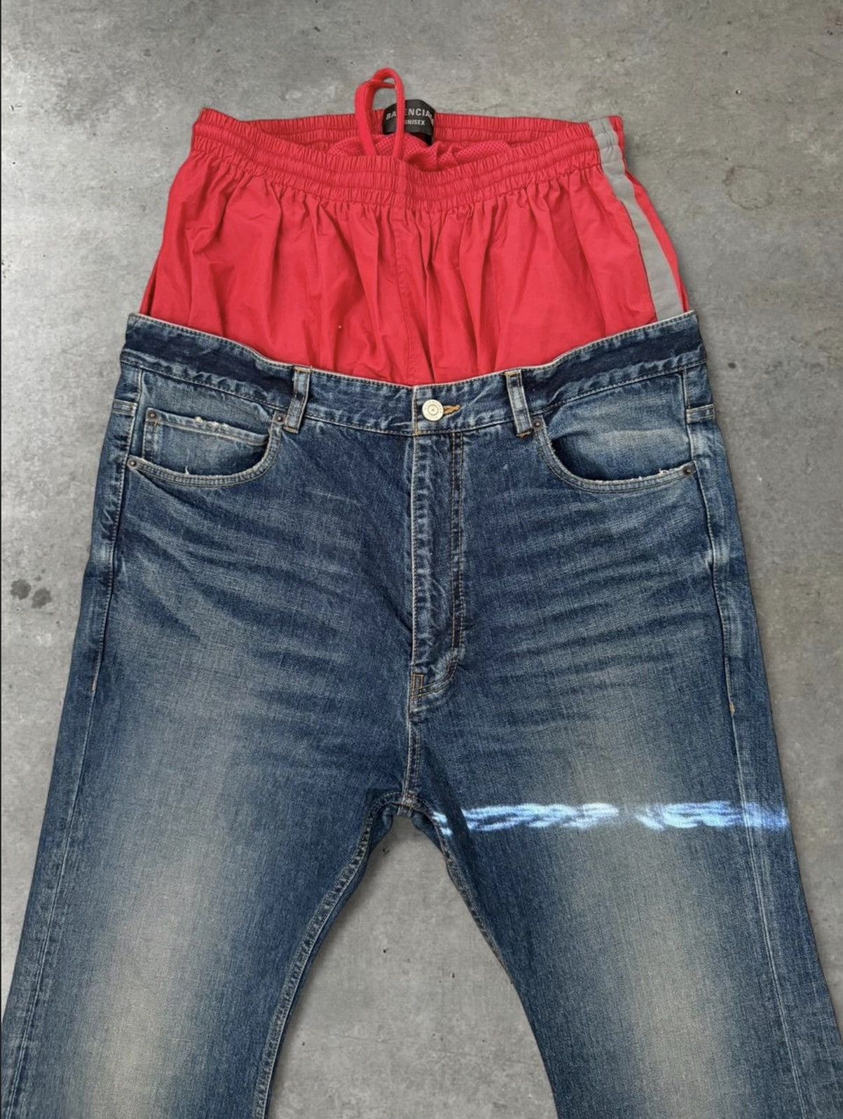 Balenciaga balenciaga layered basketball short jeans Size US 31 - 1 Thumbnail