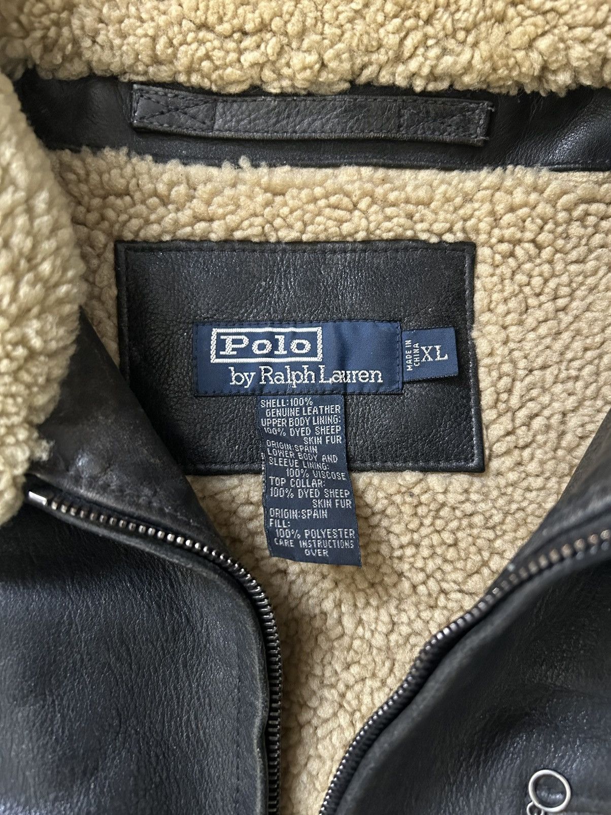 Polo Ralph Lauren Vintage Polo Ralph Lauren Leather Jacket Size US XL / EU 56 / 4 - 5 Thumbnail