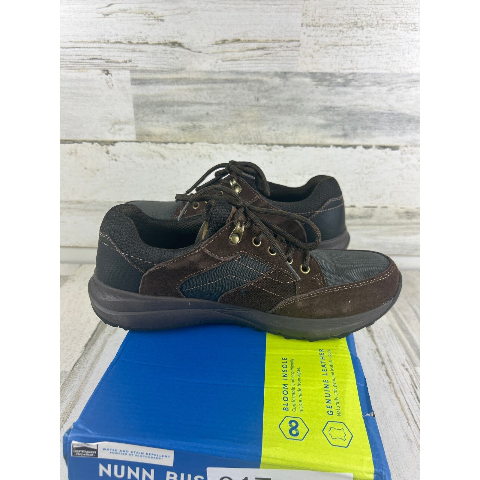 Nunn Bush Nunn Bush mens 8 excursion brown suede moc toe oxford Size US 8 / EU 41 - 2 Thumbnail