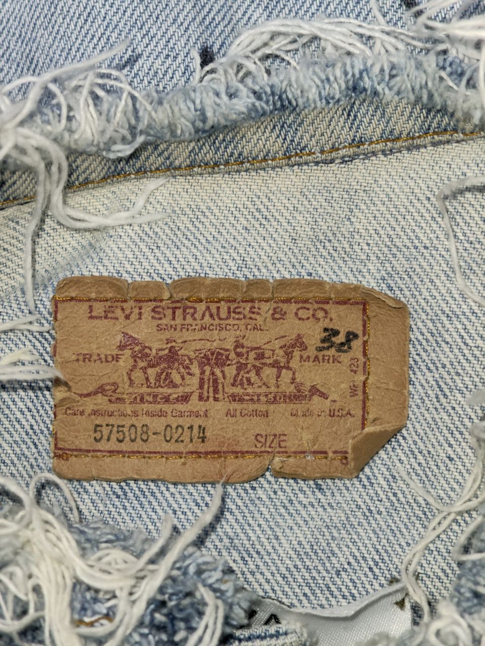 Levi's Vintage Clothing 80s Vintage Levi's Custom Denim Jacket Size M / US 6-8 / IT 42-44 - 9 Thumbnail