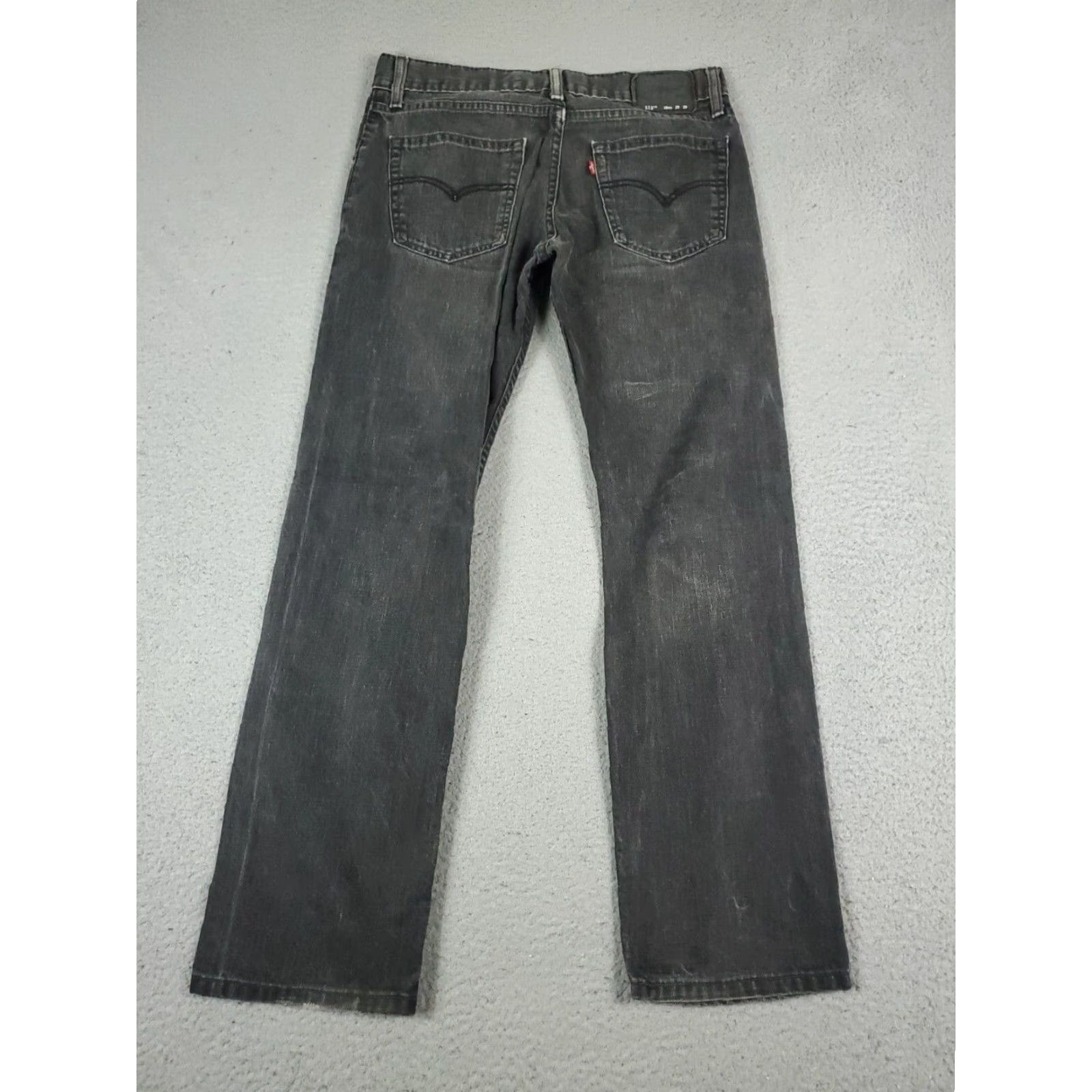 Levi's Levis Mens Slim Straight Gray 29x29 Jeans Size US 29 - 6 Thumbnail