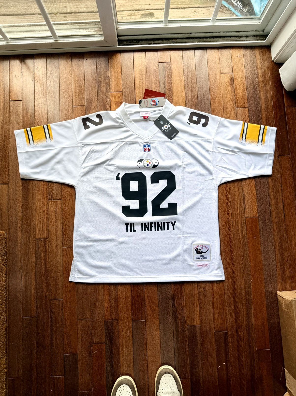 Mac Miller Mac Miller Steelers Blue Slide Park 92 till infinity Jersey Size US L / EU 52-54 / 3 - 2 Thumbnail