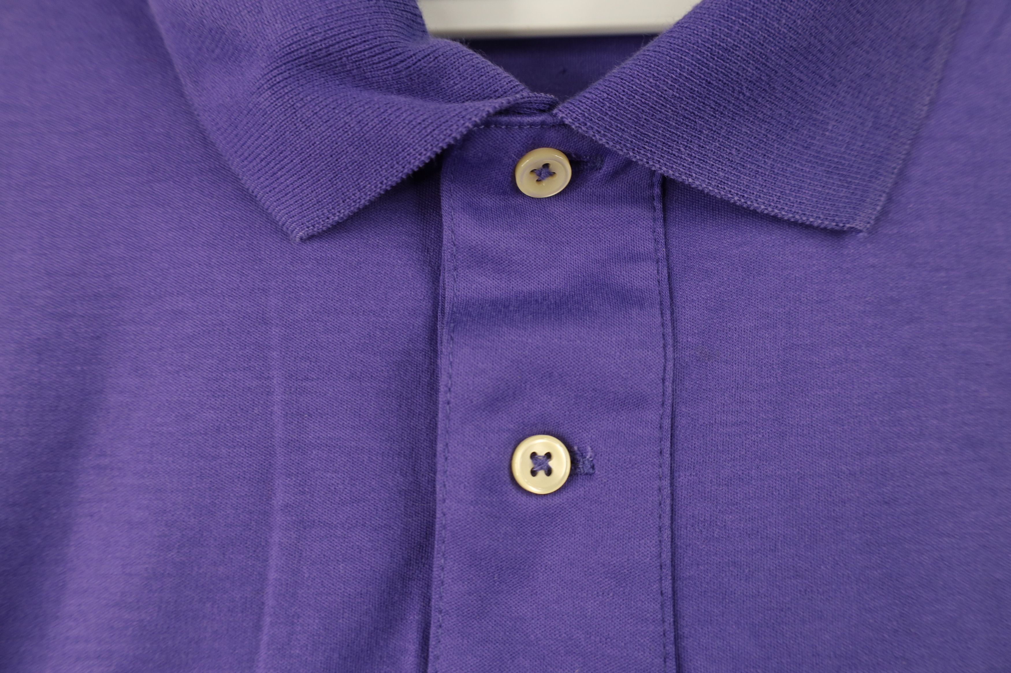Ralph Lauren Vintage Ralph Lauren Pima Cotton Soft Touch Golf Polo Purple Size US XL / EU 56 / 4 - 6 Thumbnail