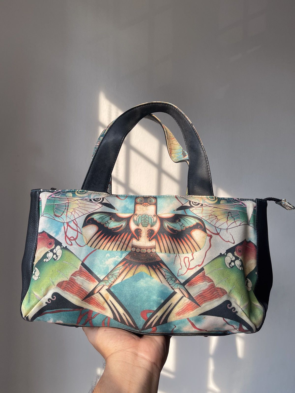 Jean Paul Gaultier 2000s Jean Paul Gaultier Bird Tattoo tote bag Size ONE SIZE - 2 Thumbnail