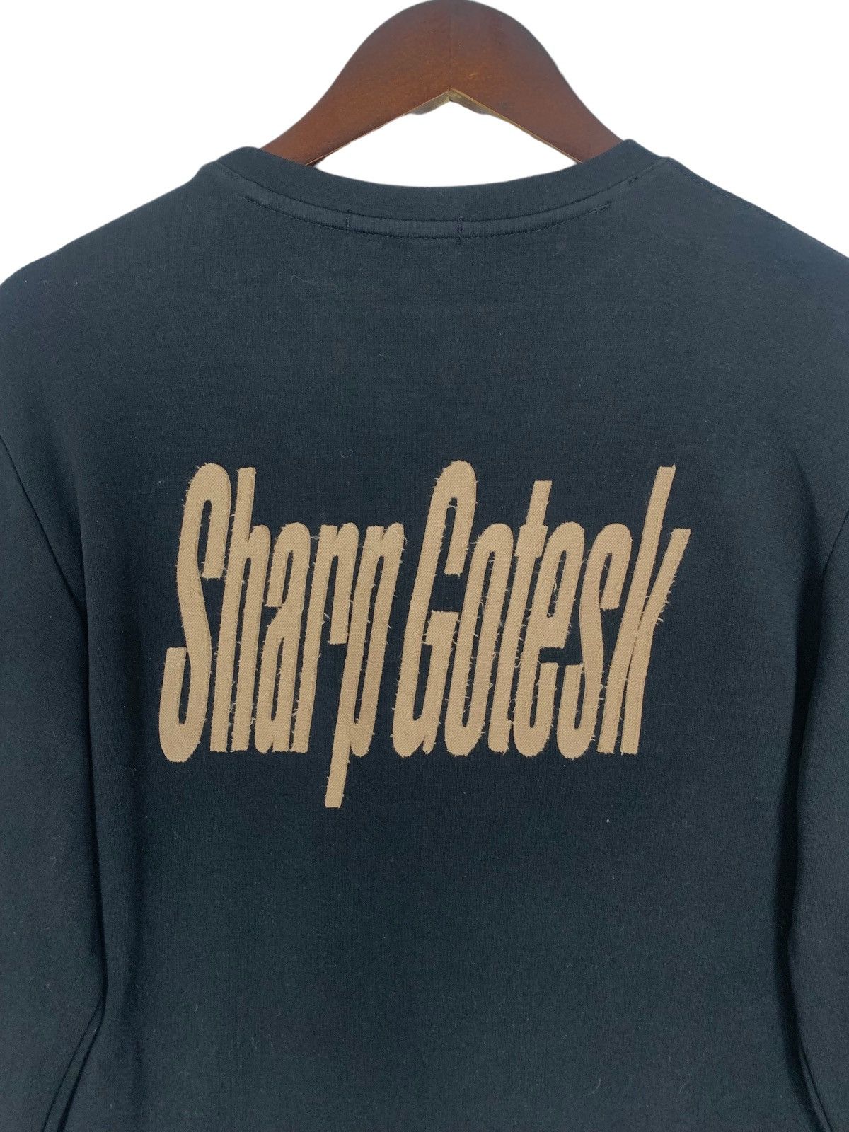 Japanese Brand MZ Sharp Gotesk streetwear crewneck Sweatshirt Size S / US 4 / IT 40 - 9 Thumbnail
