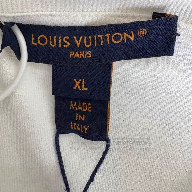 Louis Vuitton Louis Vuitton SS24 Logo Crew Neck Short Lace Up Short Slee Size XL / US 12-14 / IT 48-50 - 3 Thumbnail